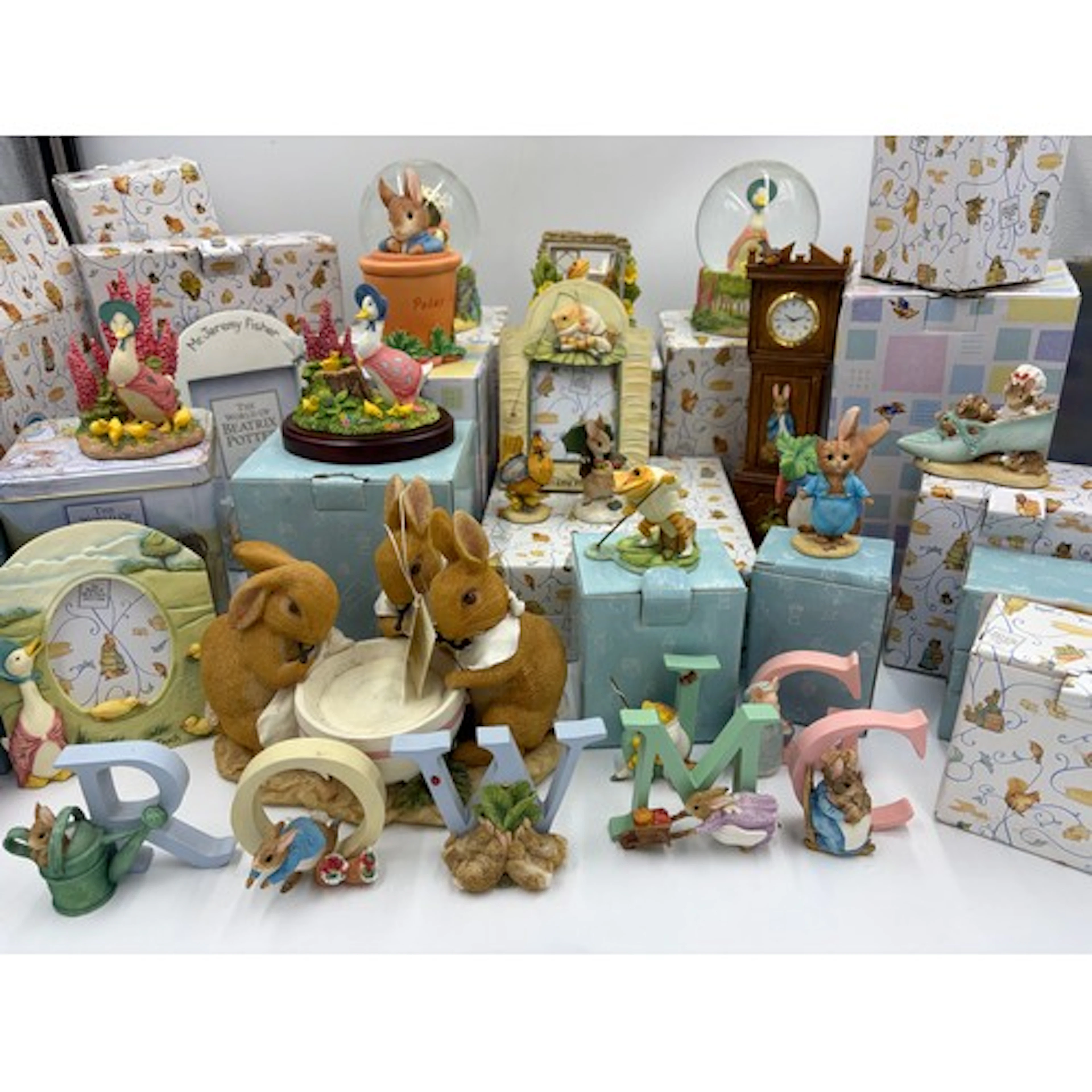 A collection of Border Fine Arts the World of Peter Rabbit f...