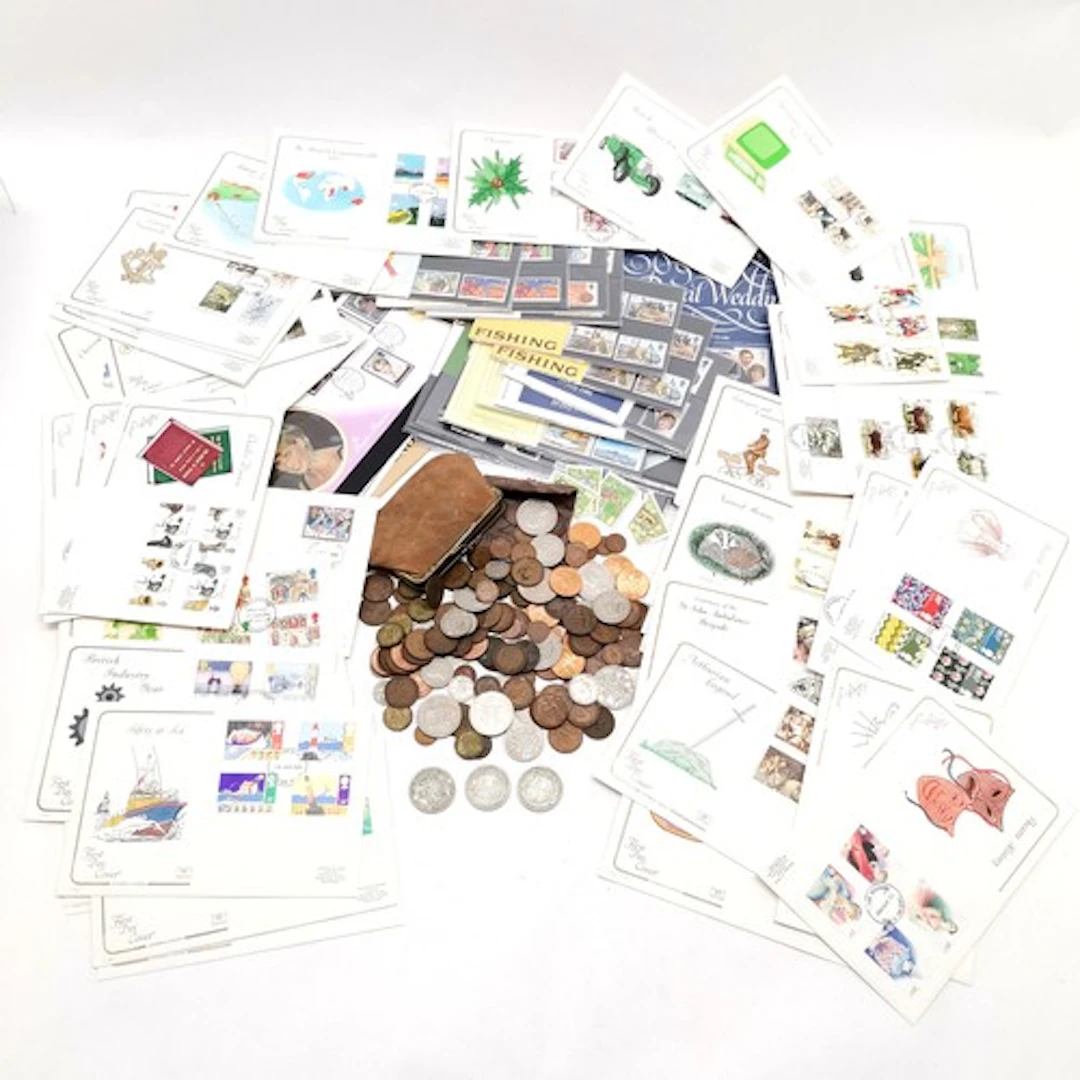 Qty of GB coins inc silver t/w qty of GB 1980's presentation...