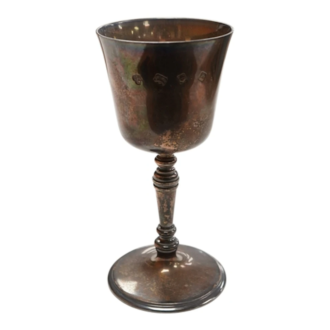An Elizabeth II silver wine goblet, by C.J. Vander Ltd, Lond...