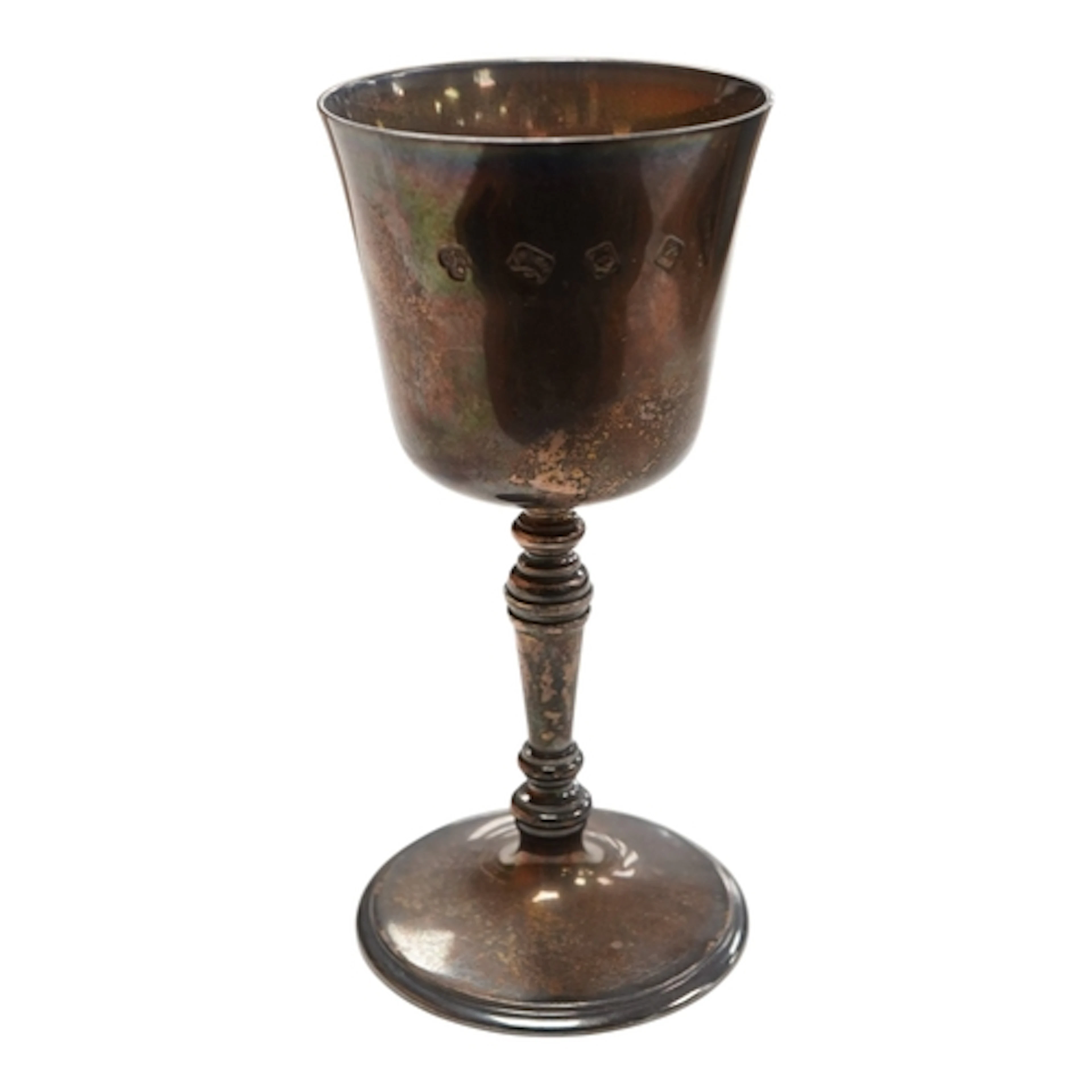 An Elizabeth II silver wine goblet, by C.J. Vander Ltd, Lond...