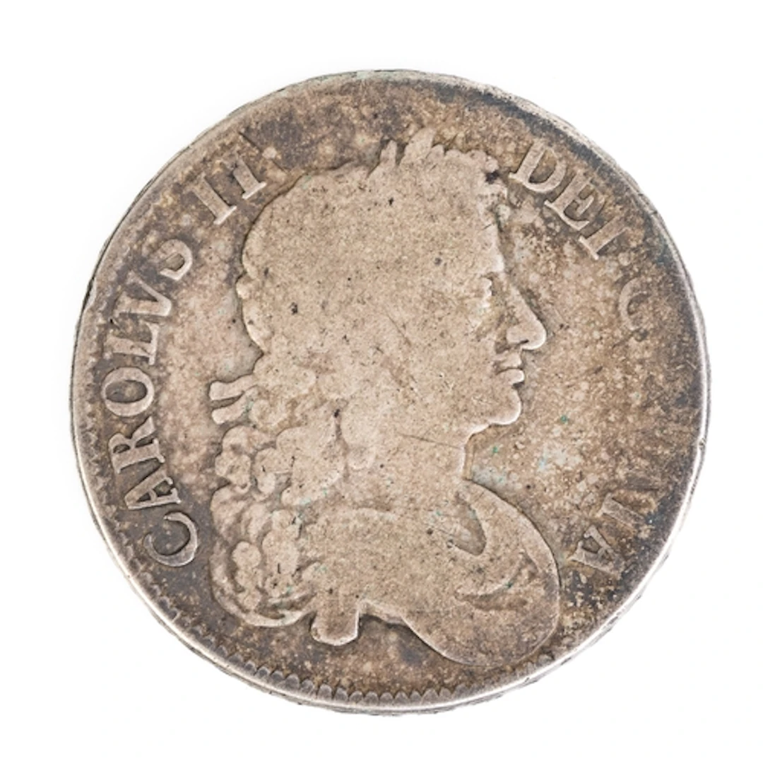 COINS GB - CHARLES II 1676 CROWN. Charles II. 1676 crown, V....