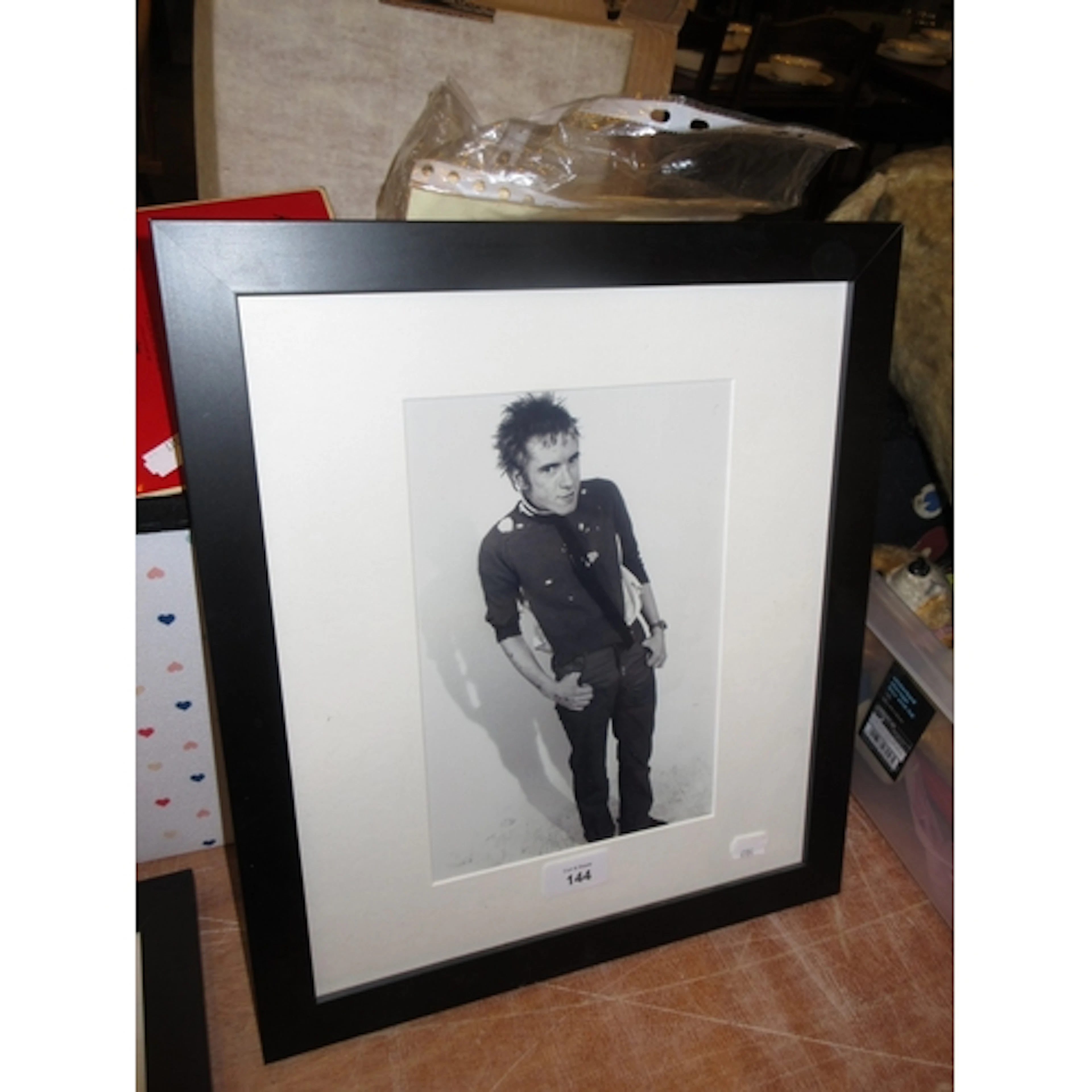 Signed Richard Young Photograph of Johnny Rotten No. 10 of 3...