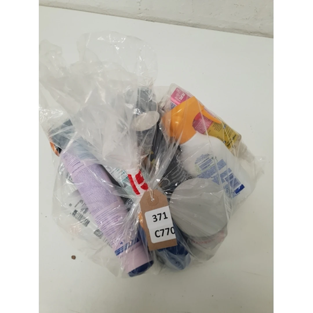 ONE BAG OF USED COSMETICS including VO5 and Nivea