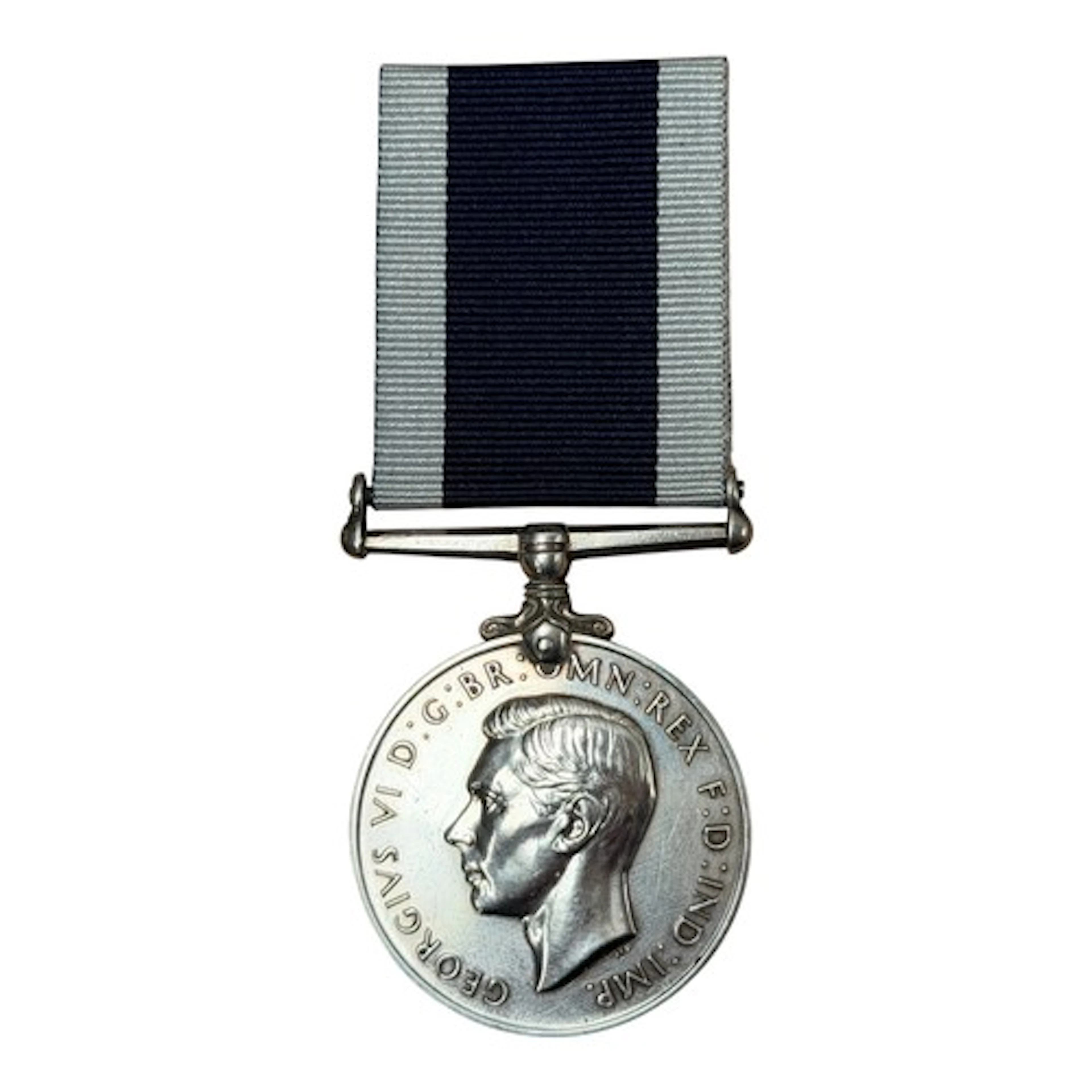 WW2 British GR VI Royal Naval Long Service and Good Conduct ...
