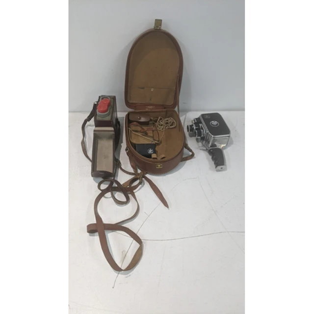 Cinematic equipment to include a cased Bolex Paillard B8SL a...