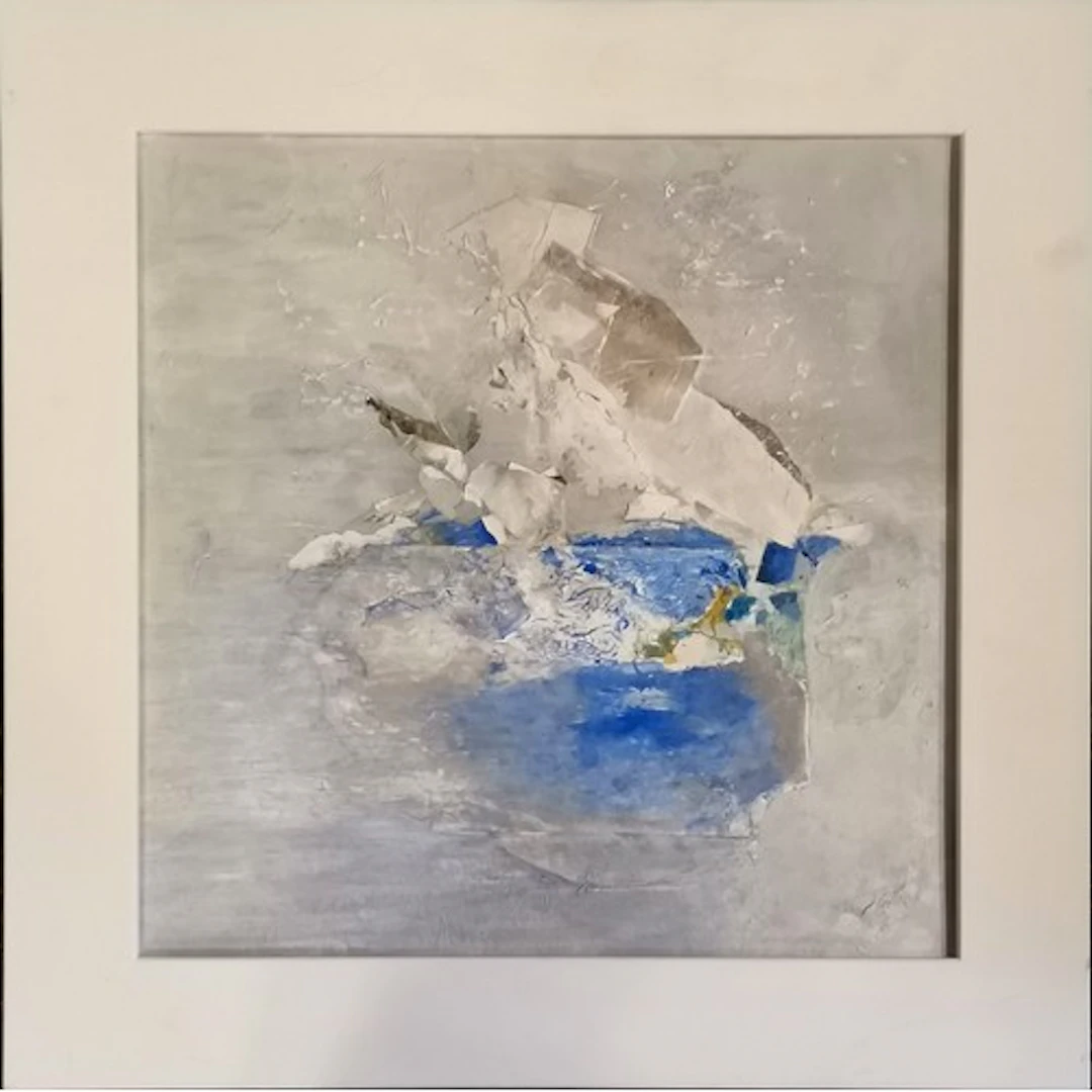 Pamela Allsop mixed media painting on canvas 'Dreamscape II'...