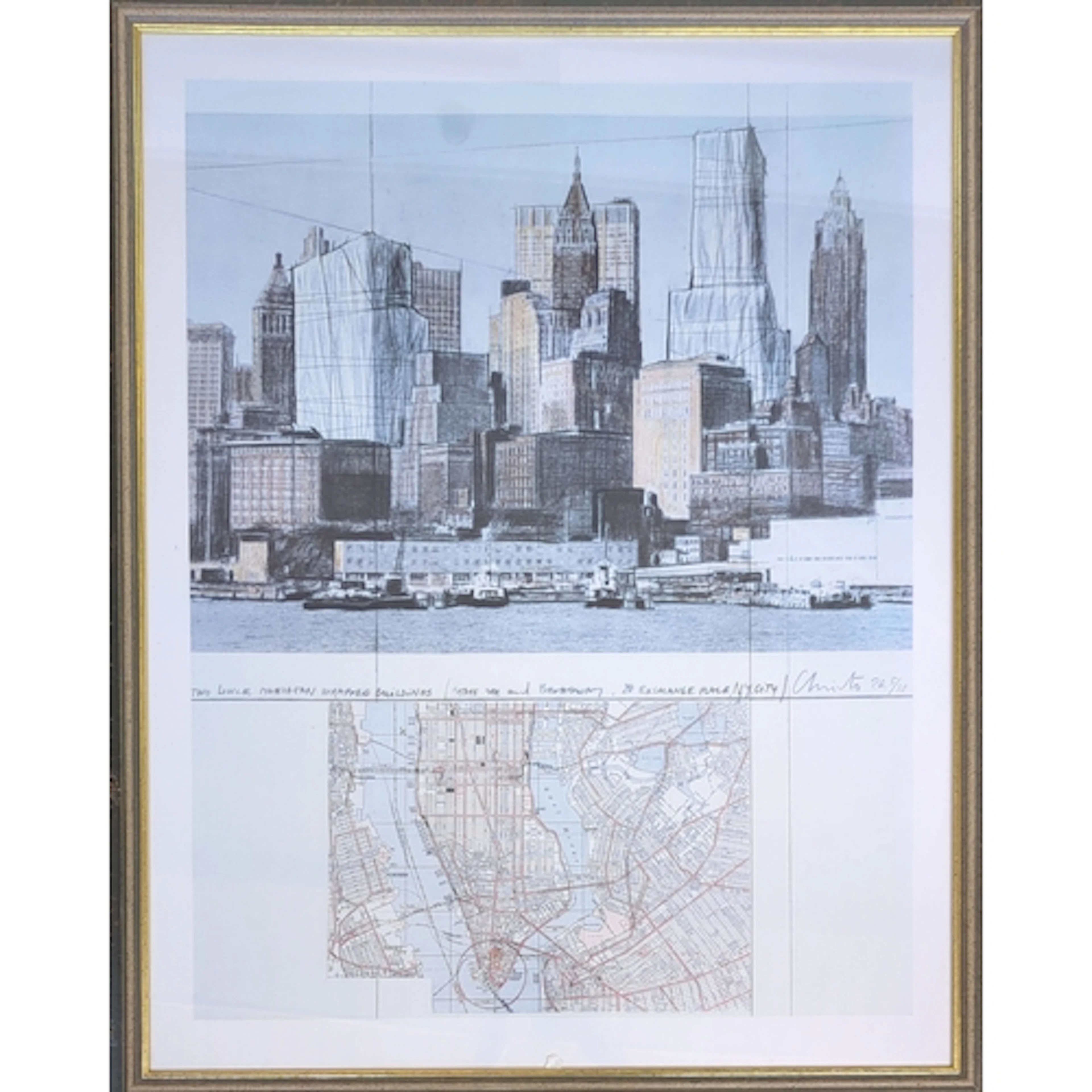 After Christo & Jeanne-Claude, 'Two Lower Manhattan Wrapped ...