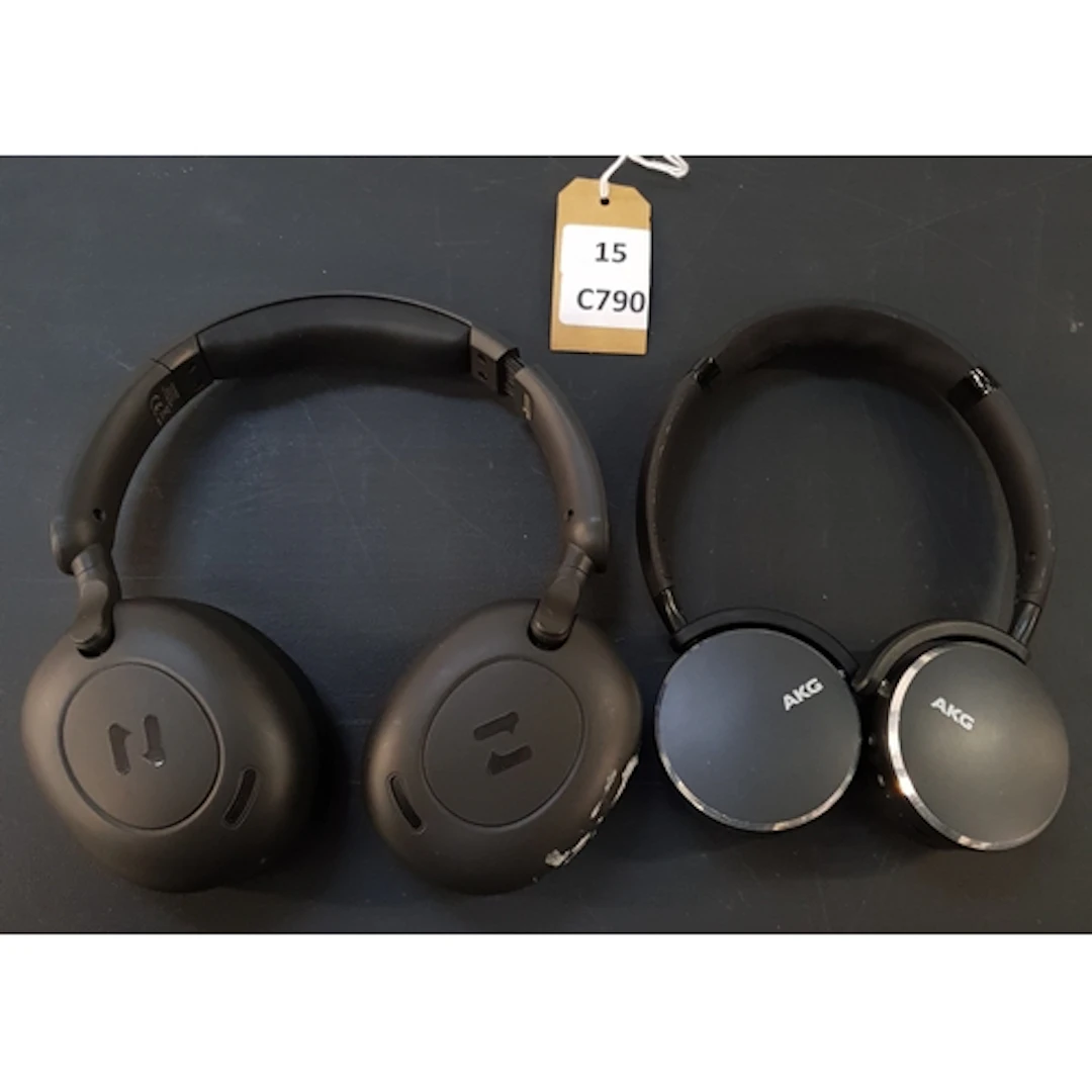TWO PAIRS OF HEADPHONES including AKG