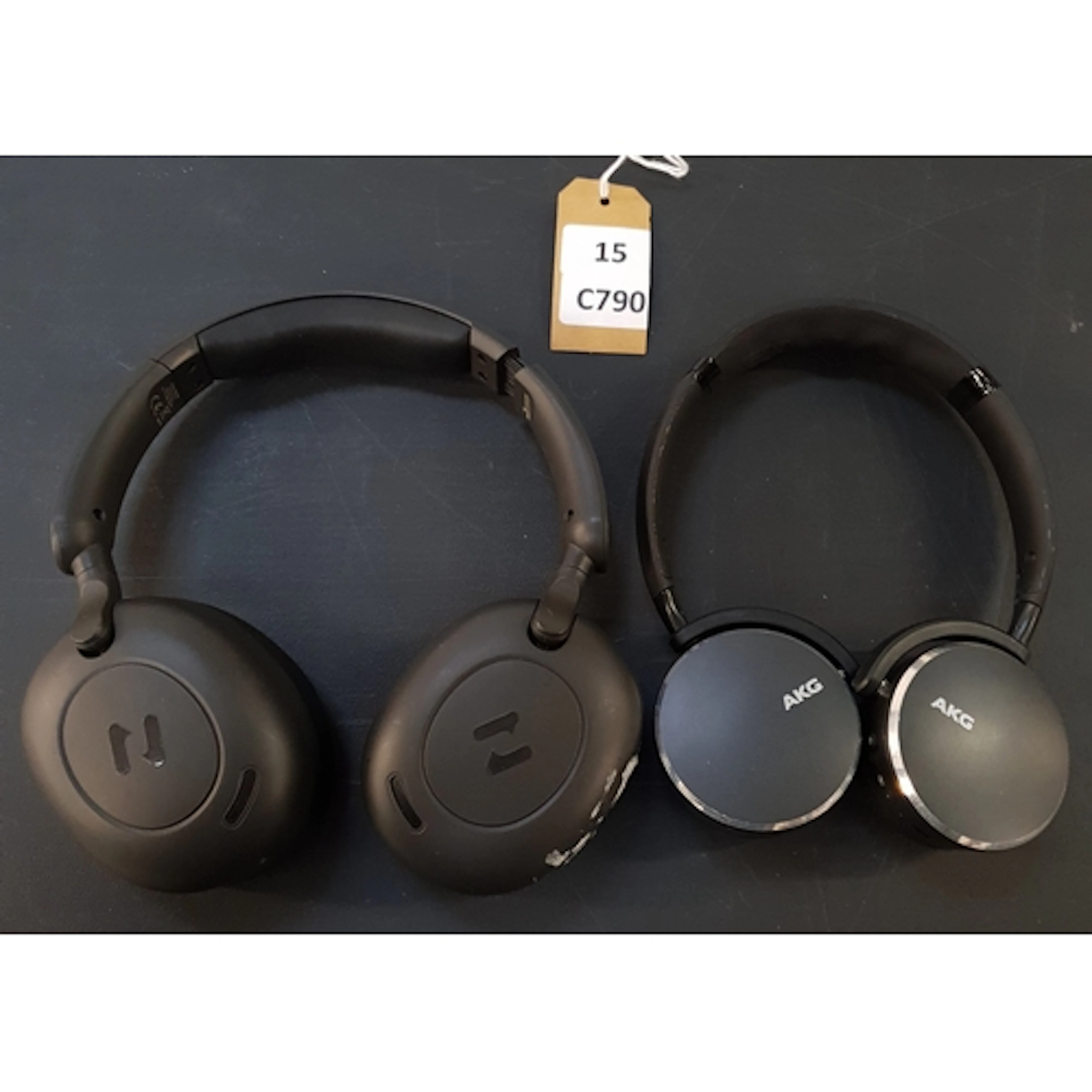 TWO PAIRS OF HEADPHONES including AKG