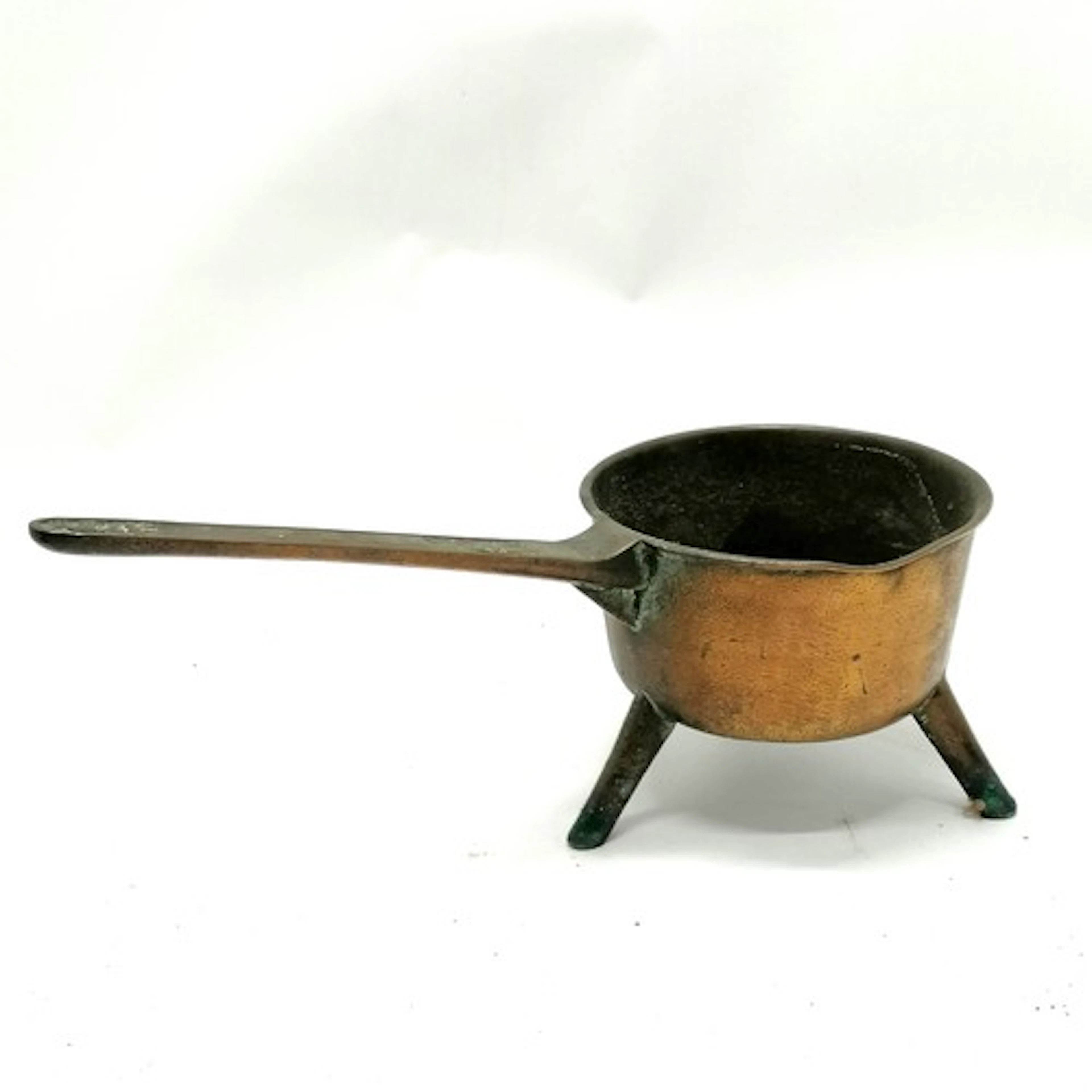 Warner (3P) antique bronze skillet on 3 stile legs - 16.5cm ...