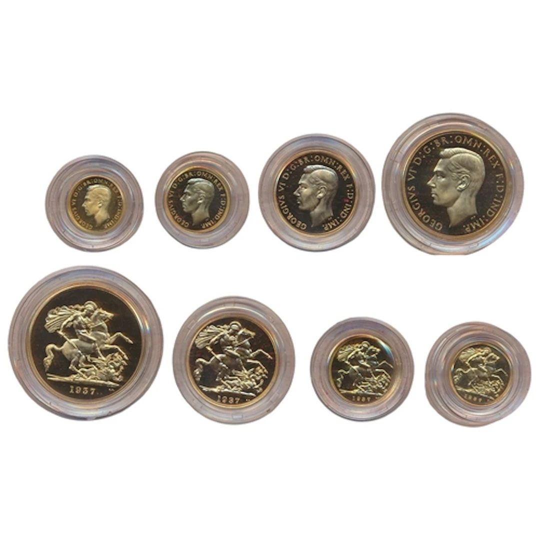 Investment Gold Lot - Documents Required. 1937 Sovereign Col...