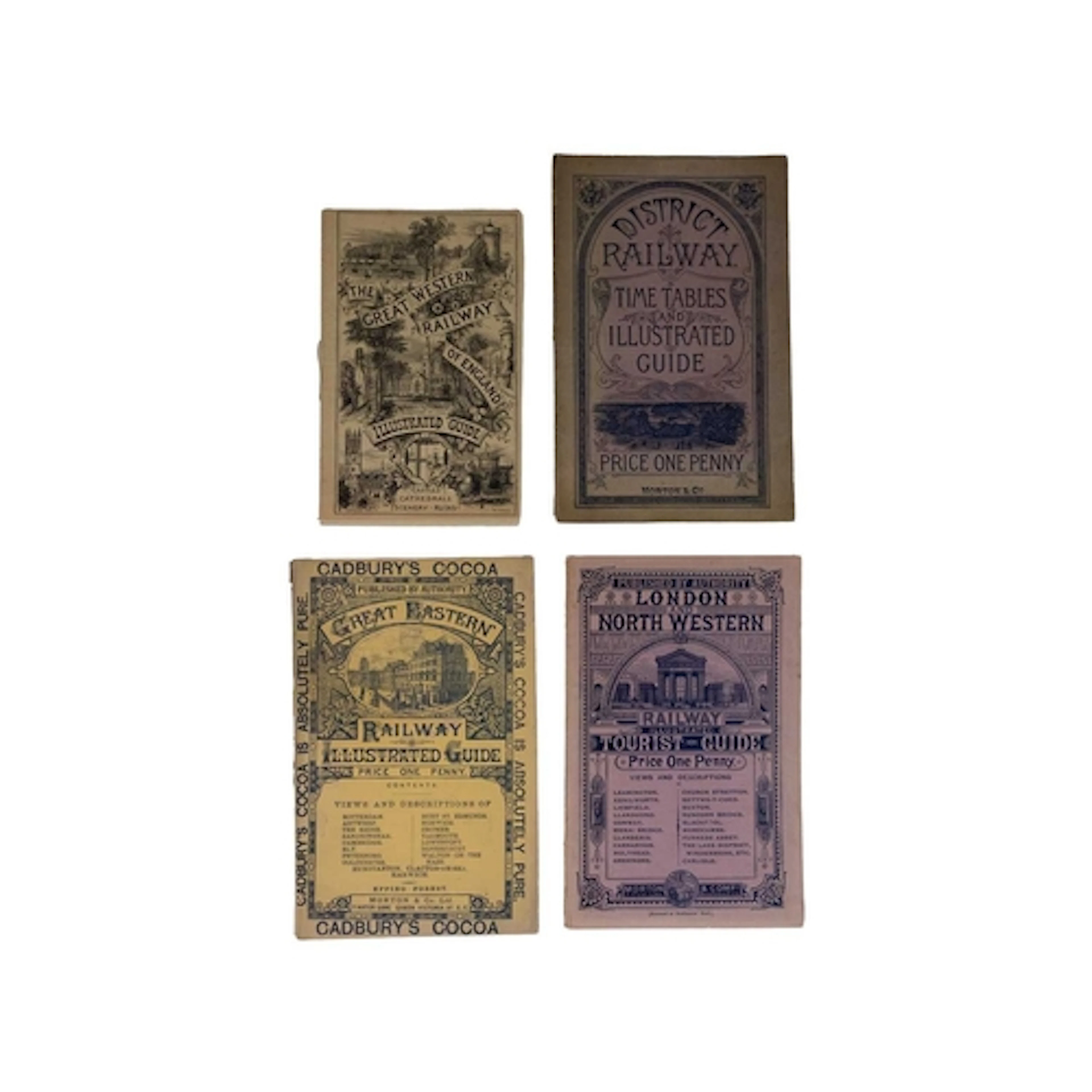 (Railway) Four scarce guides 'The Great Western Railway of E...