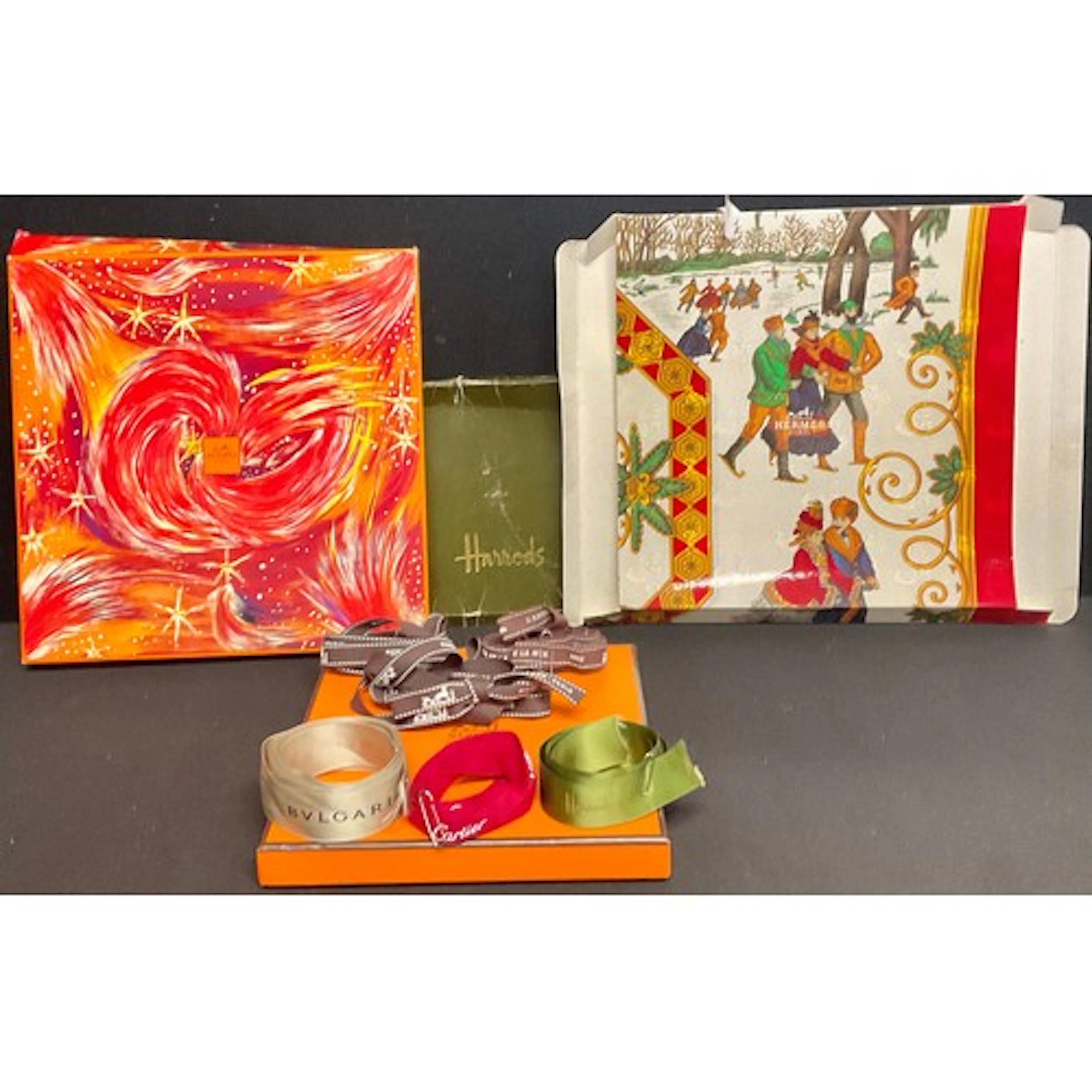 Textiles & Fashion - a collection of silk and other branded ...
