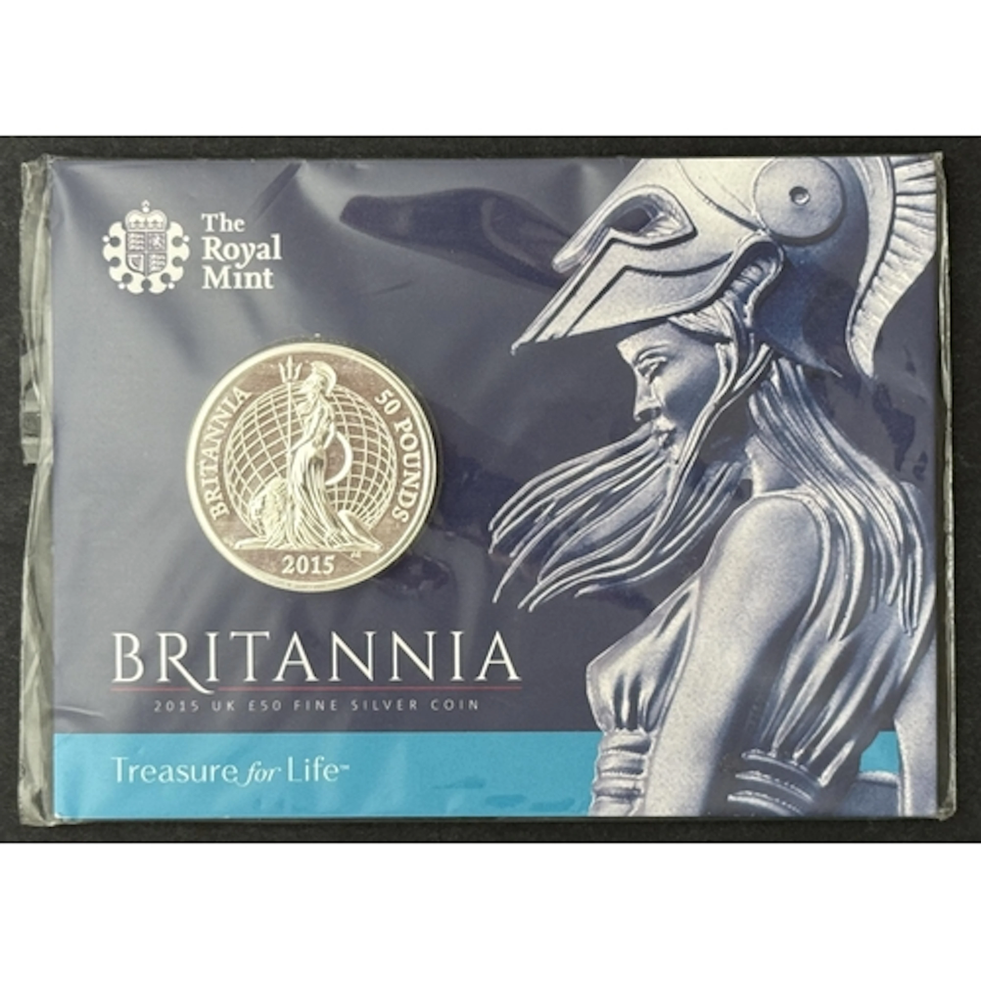 UK 2015 Britannia Brilliant Uncirculated £50 coin, struck in...