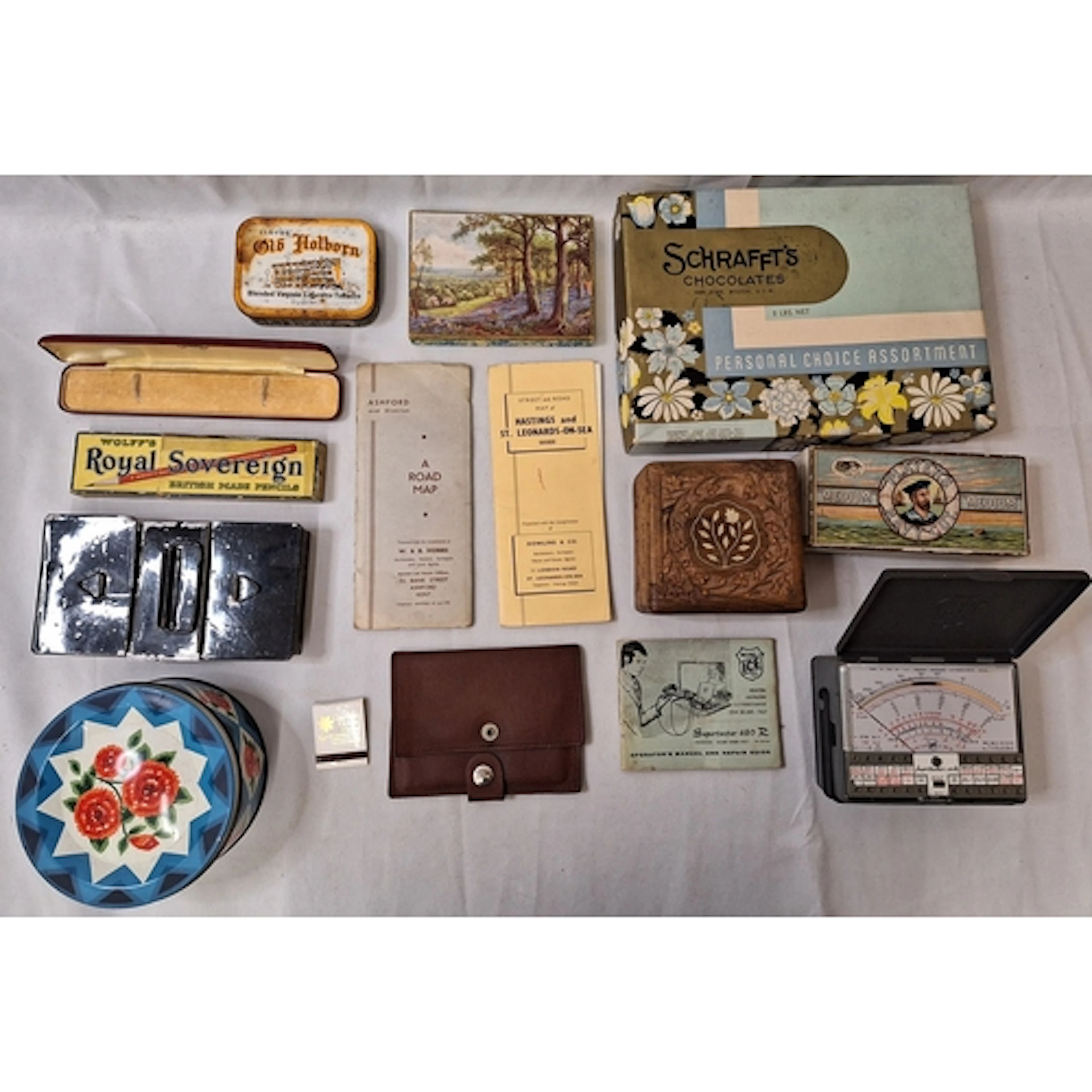 Vintage Advertising Boxes & Tins incl. Player's Navy Cut, Ol...