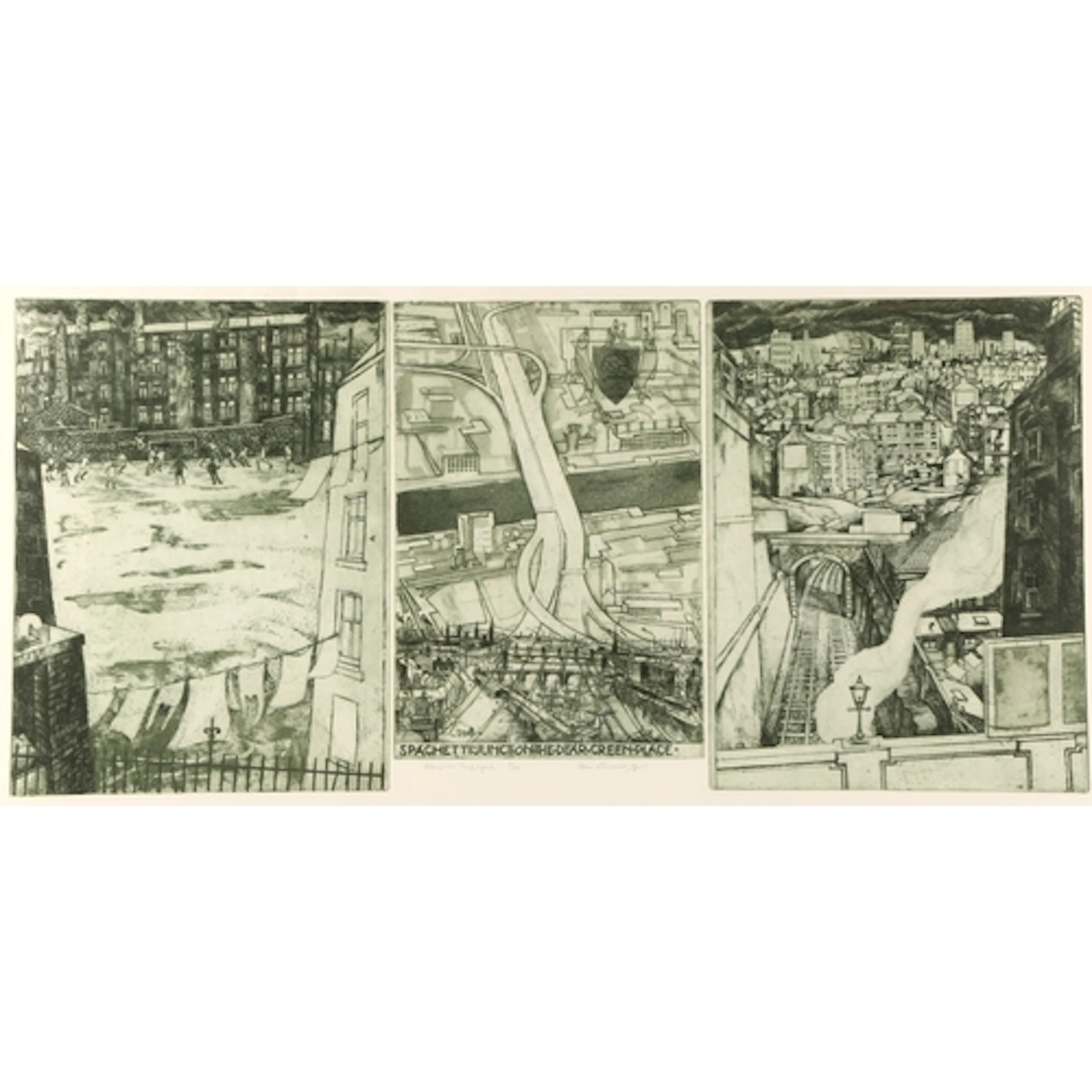 Ian Fleming RSA RSW RGI (Scottish 1906-1994) 'Glasgow Tripty...