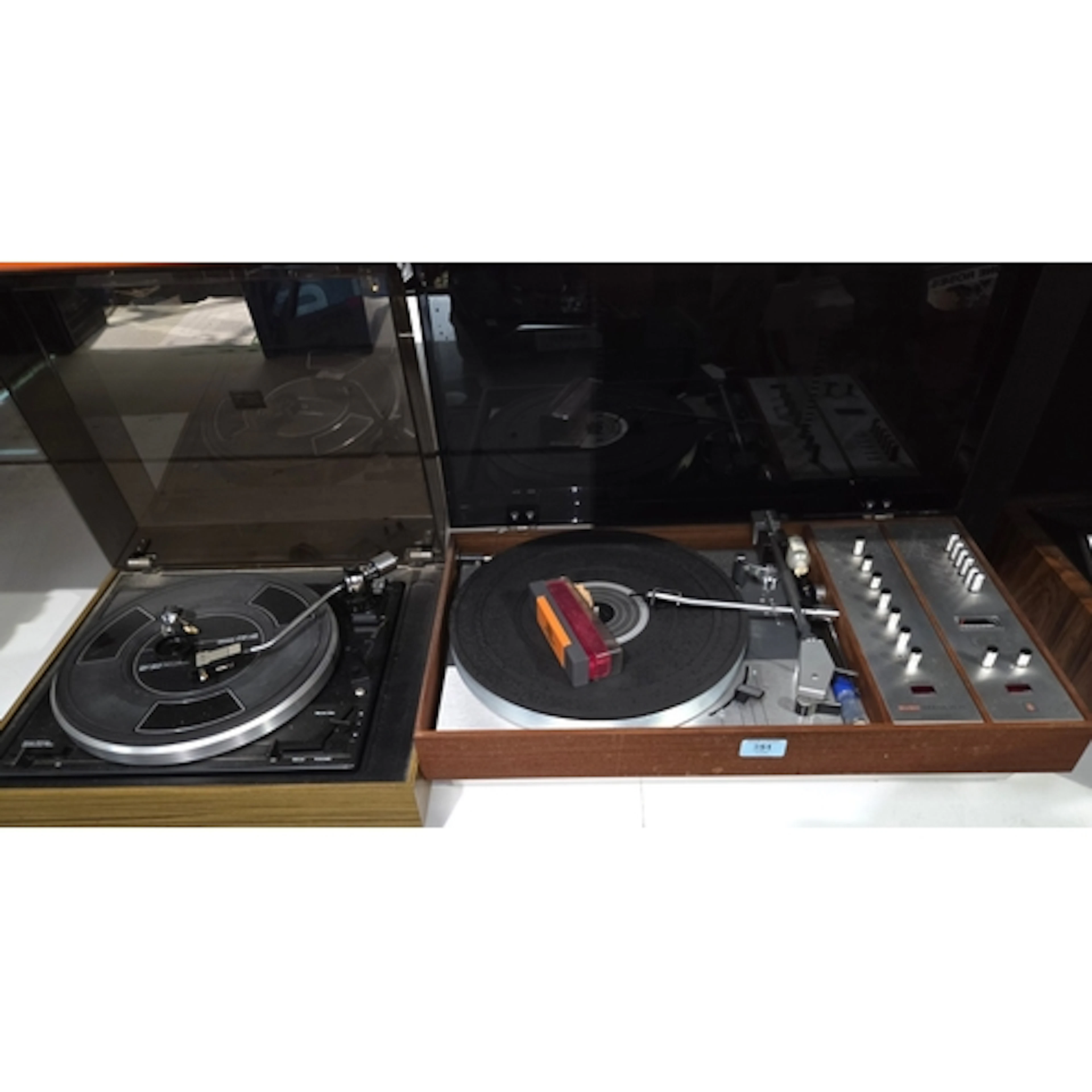 Bush Areba Hi-Fi with B55 Lenco turntable, a vintage Garrard...
