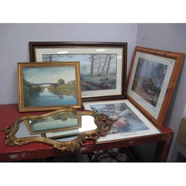 L.G, Mitchell, 'Ironbridge, Shropshire', oil on board, signe...