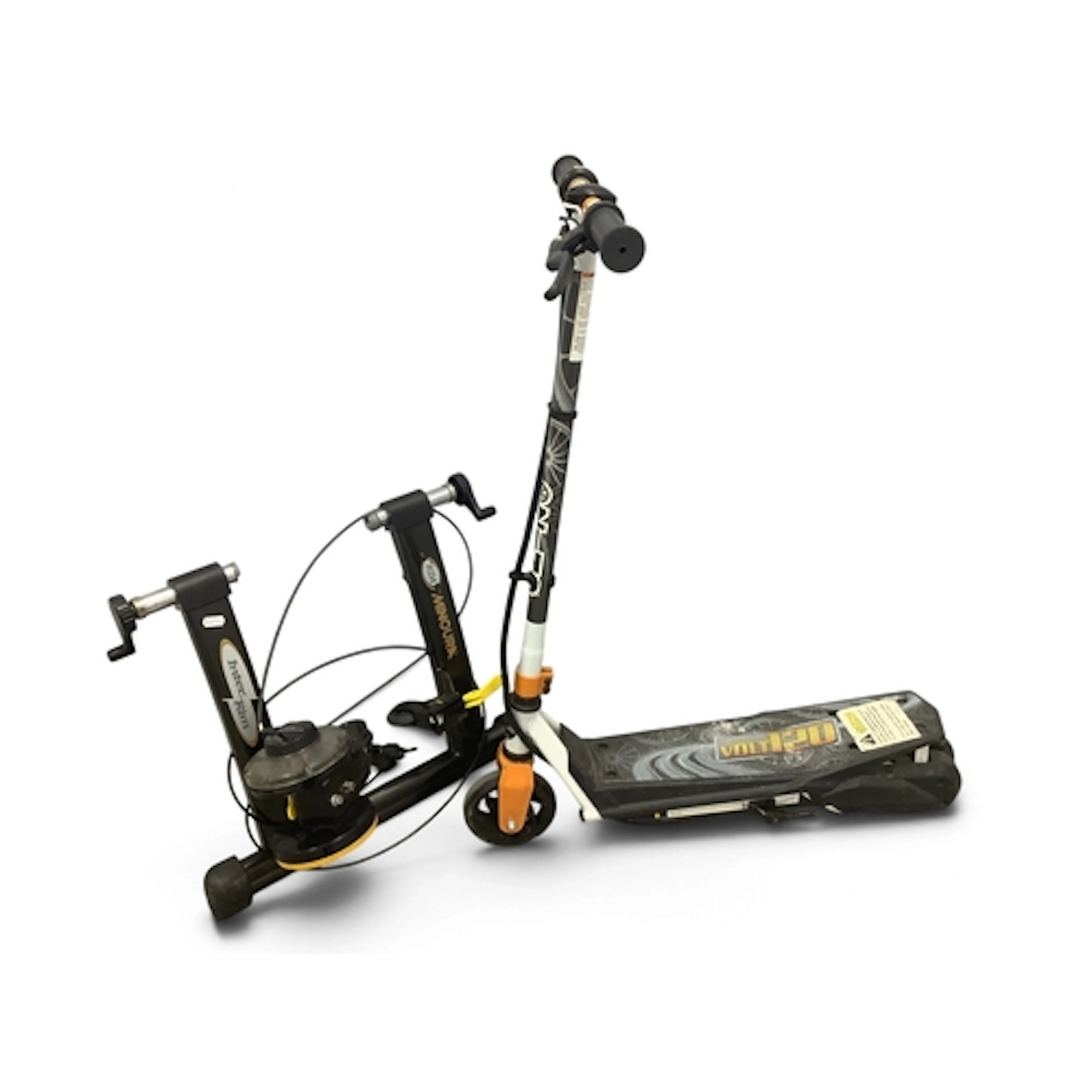 Volt 120 Electric Scooter, Minoura Inter Rim Bike Trainer (2...