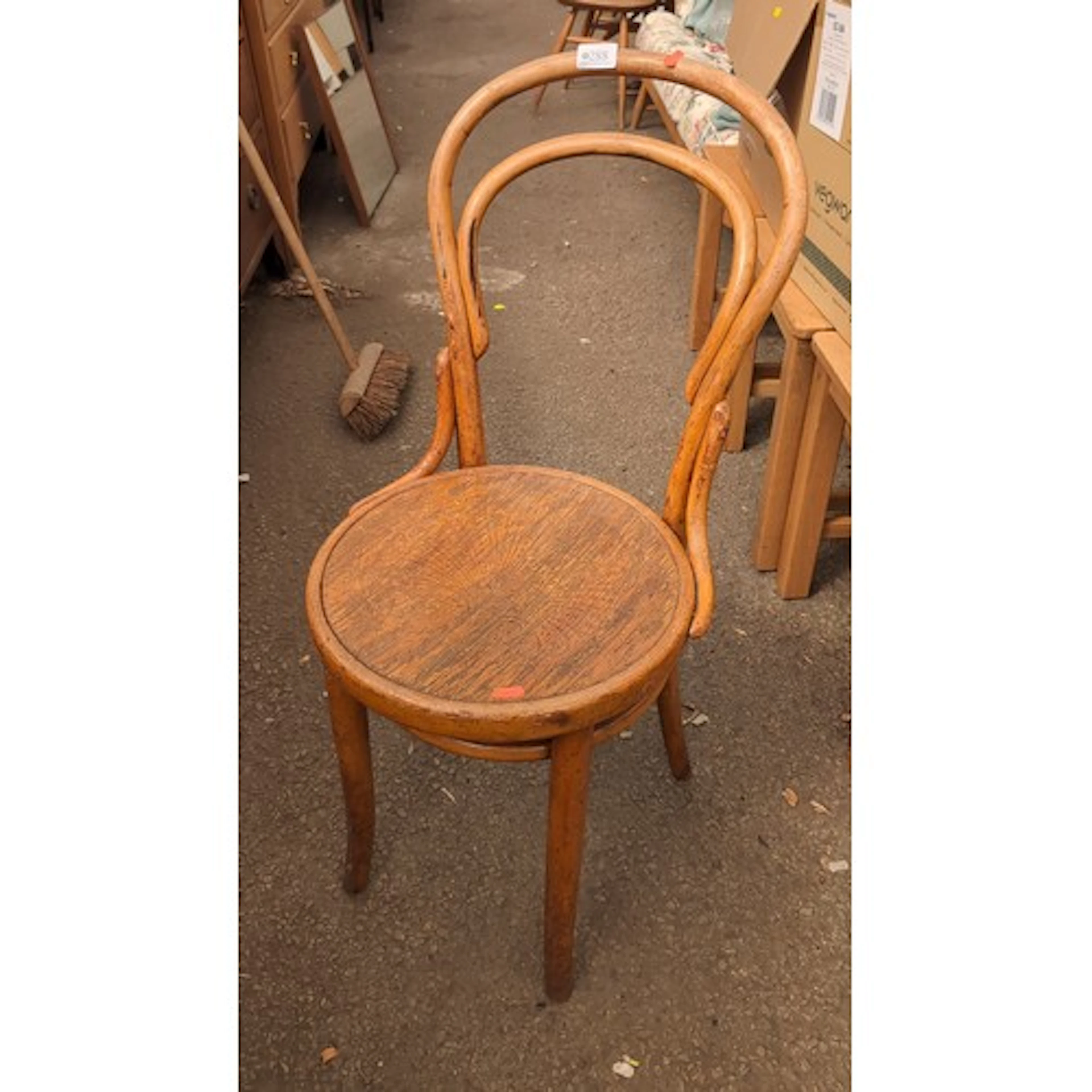 Thonet bentwood side chair, Czechoslovakian manufacture, wit...