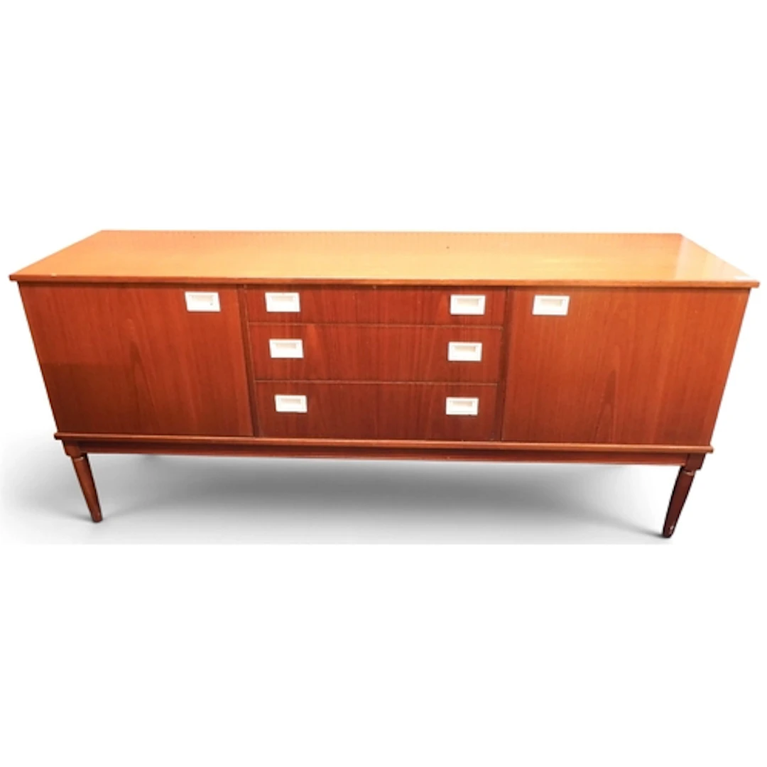 A mid 20th century teak veneered (Possibly Greaves & Tho...