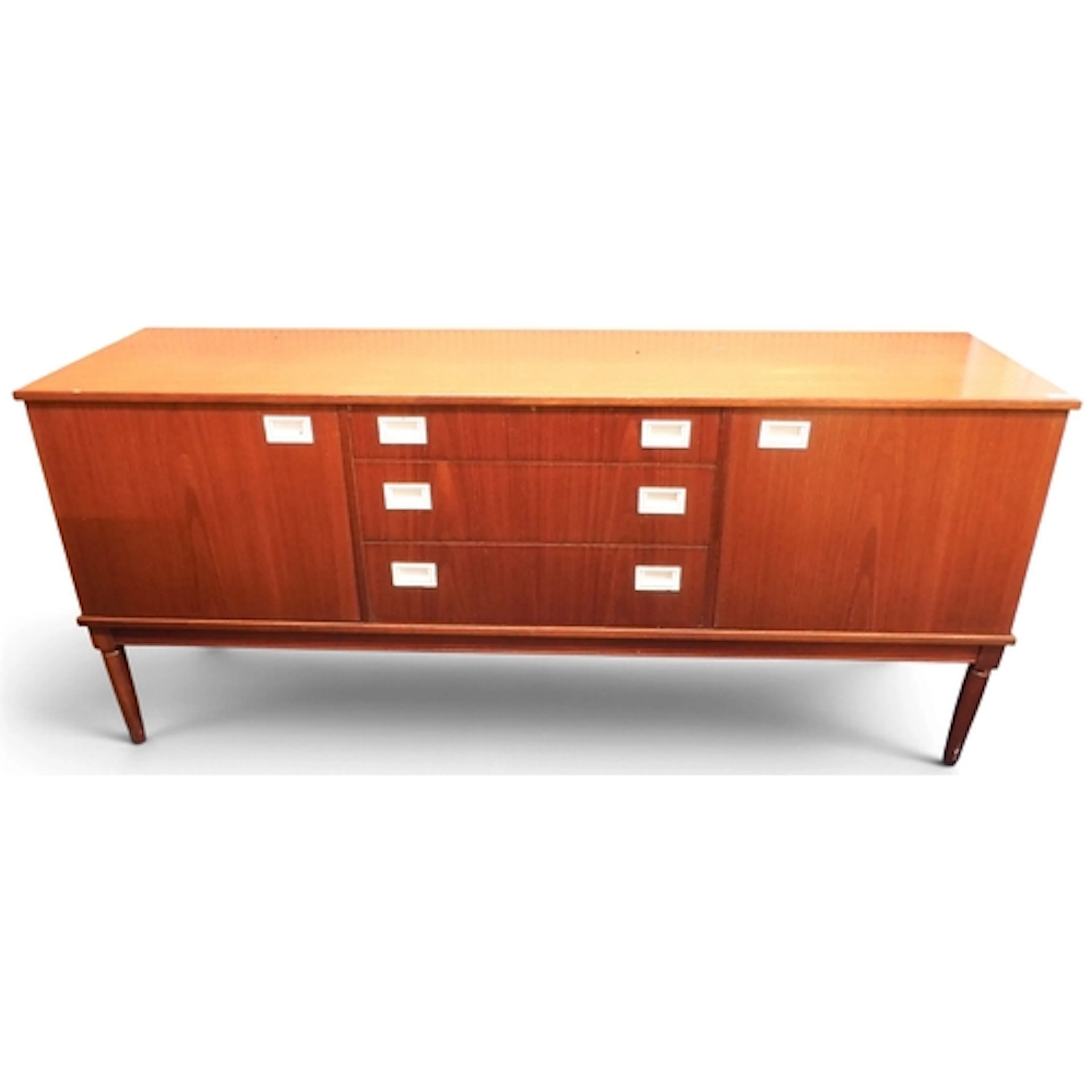 A mid 20th century teak veneered (Possibly Greaves & Tho...