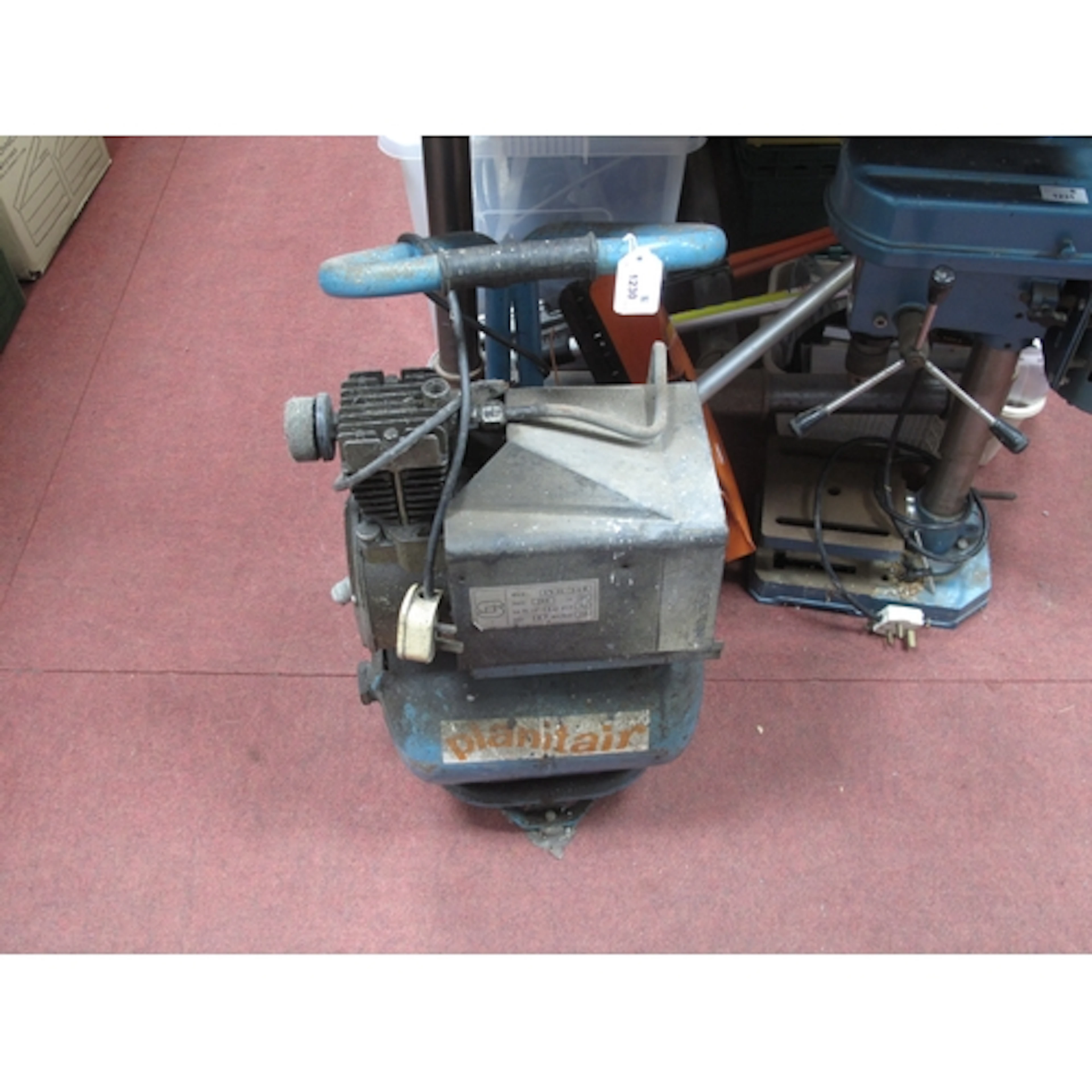 Planitair portable air compressor (Model GM85-0.6M), fitted ...