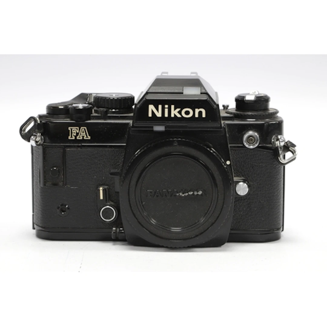Nikon FA 35mm SLR Film Camera Body, black, Untested.