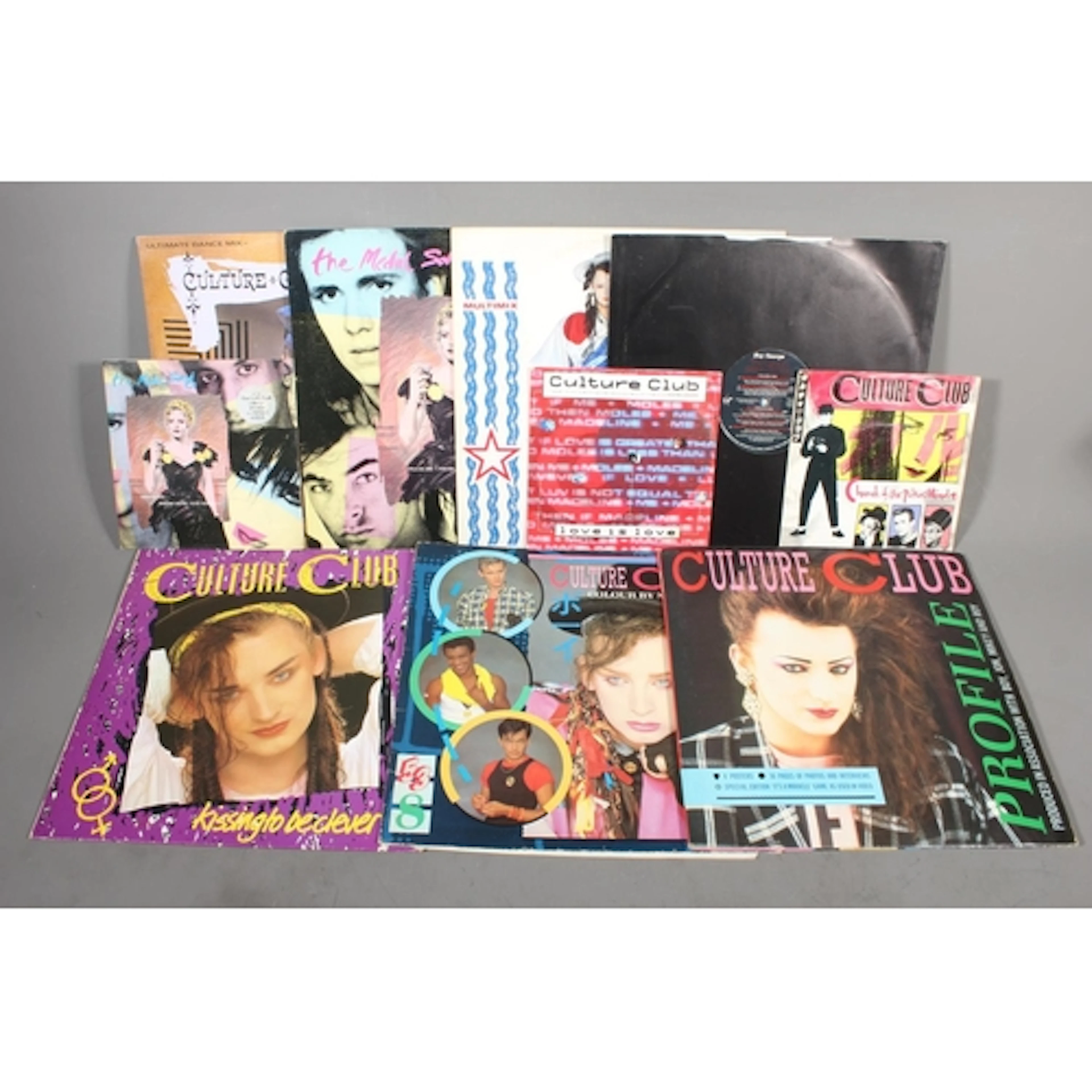 Culture Club vinyl records to include Profile with 3 posters...
