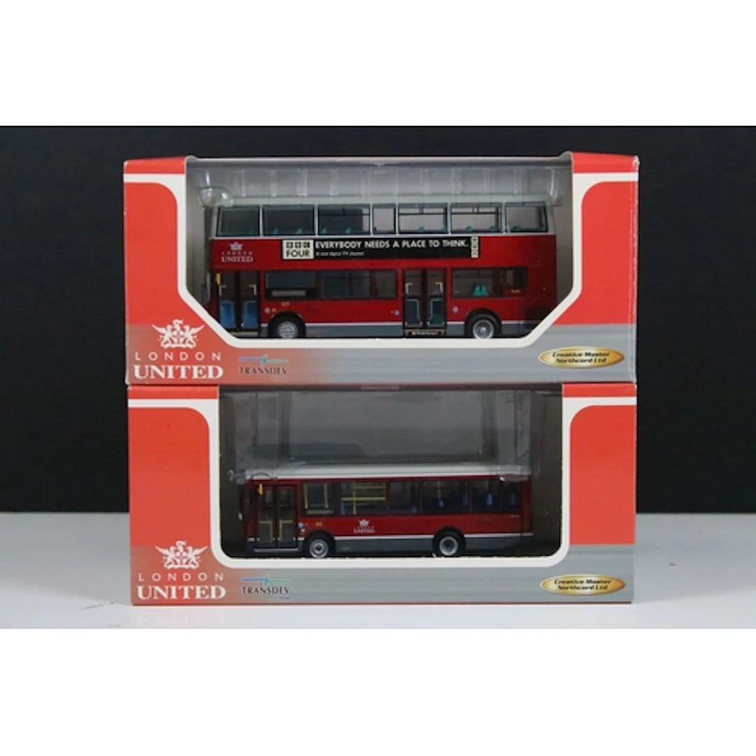 Two boxed / cased Creative Master Northcord Ltd diecast mode...
