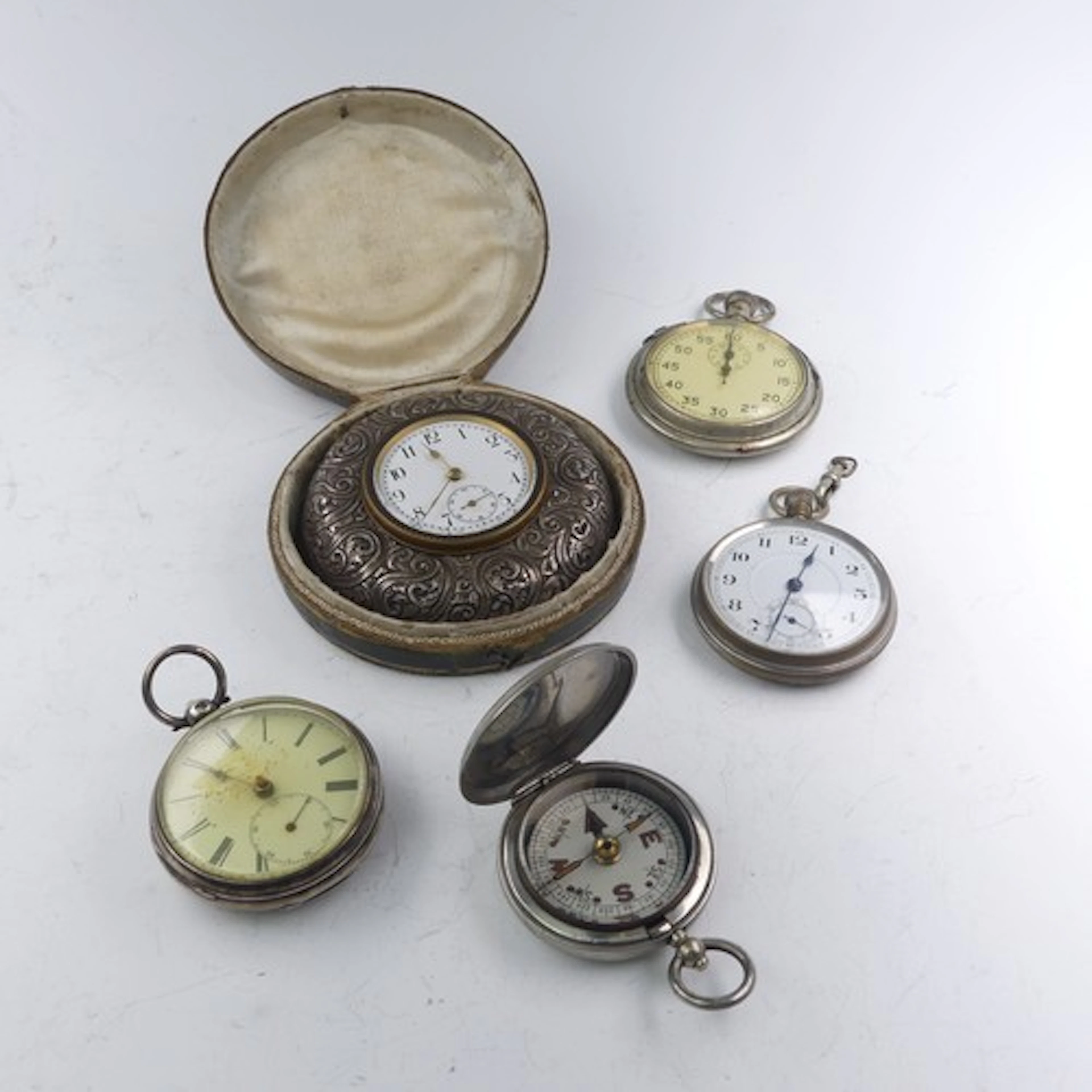 A late Victorian silver mounted Easel Clock, by Douglas Cloc...