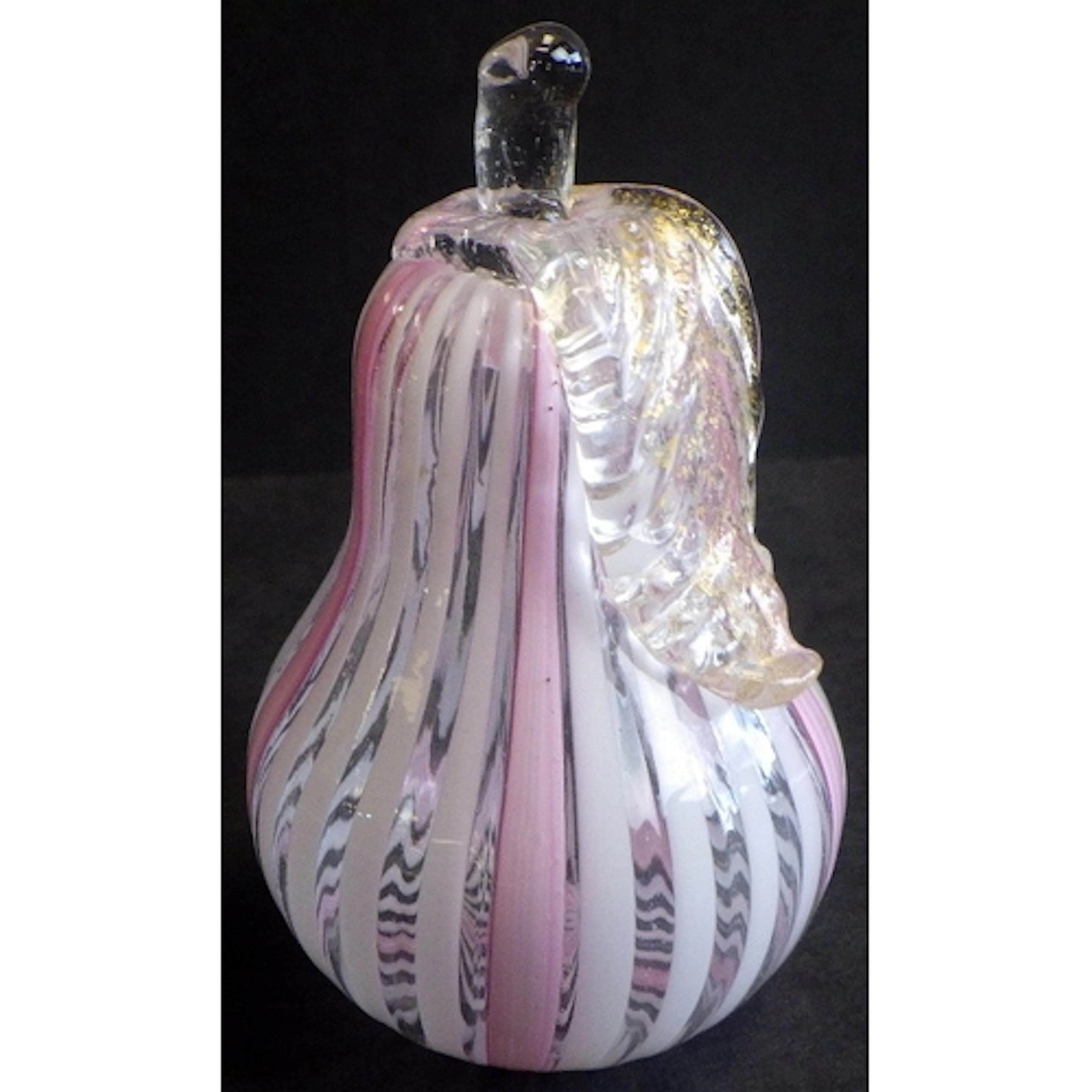 A small Murano glass pear