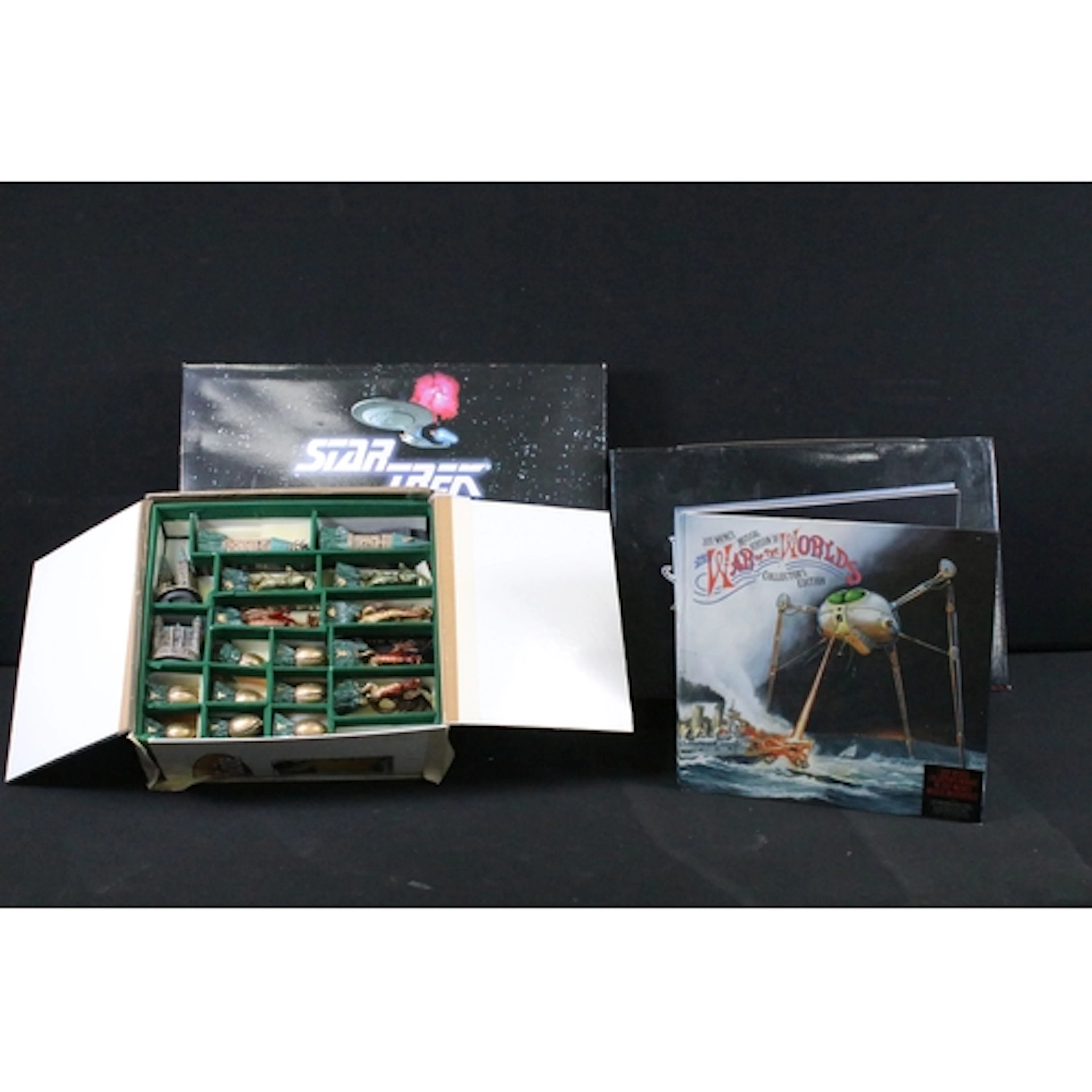Three boxed film and tv related chess piece sets to include ...