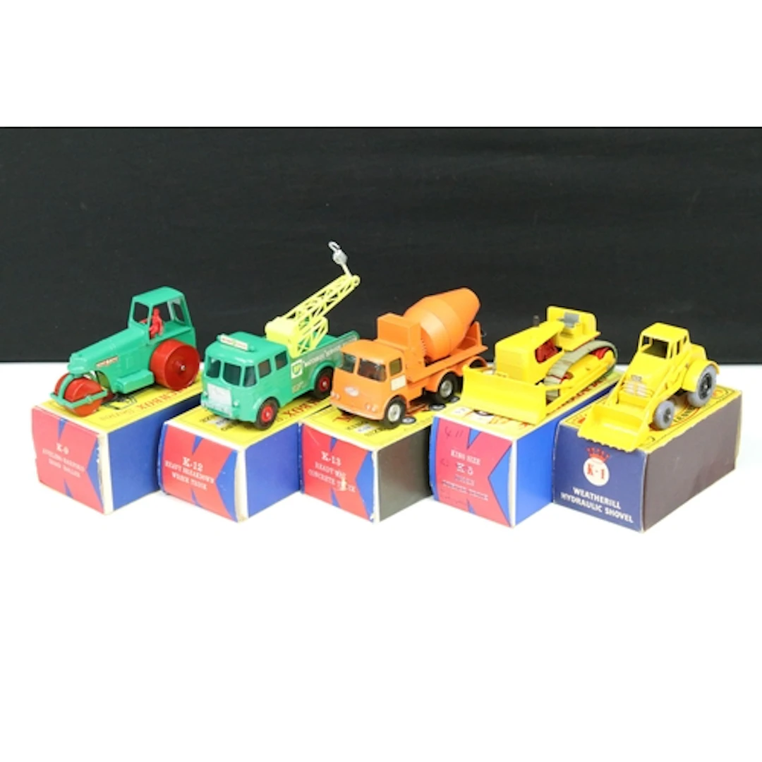 Five boxed Matchbox King Size diecast models to include K13 ...