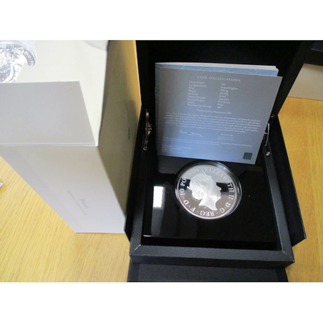 2022 'Britannia' 5oz £10 silver proof FDC. (R)