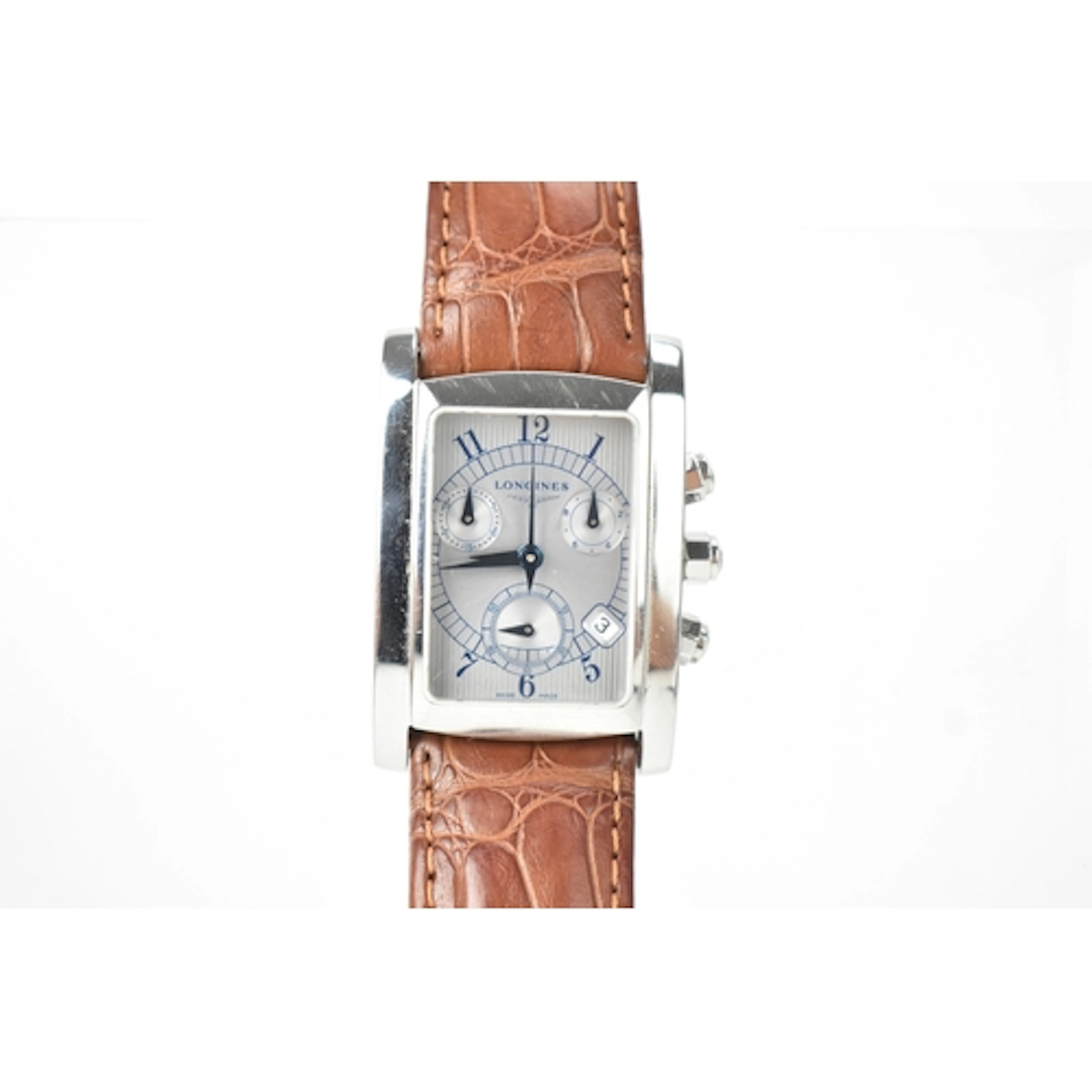 A Longines DolceVita chronograph, quartz, gents stainless st...
