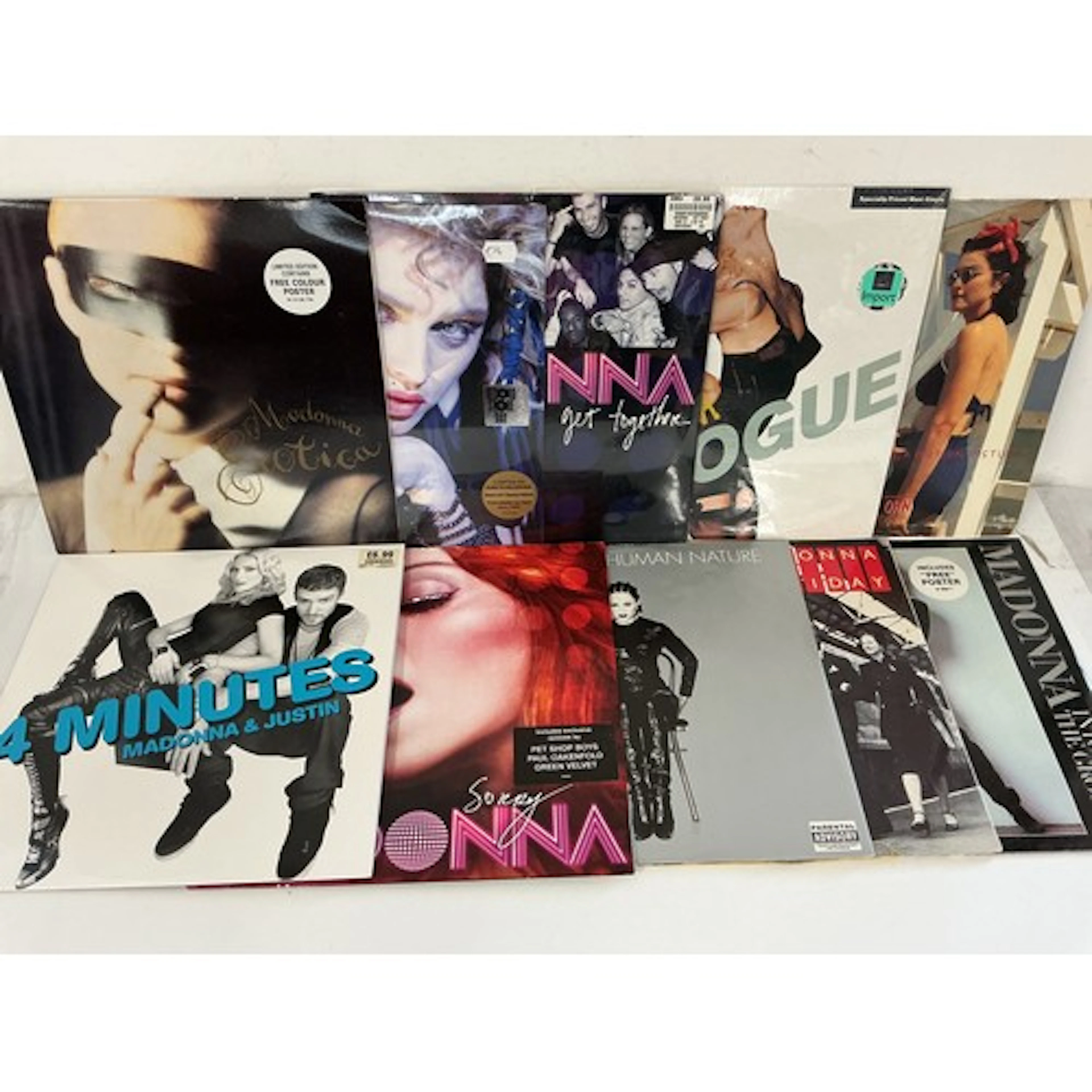 Twenty Madonna 12” and LPs comprising Veronica Electronica, ...