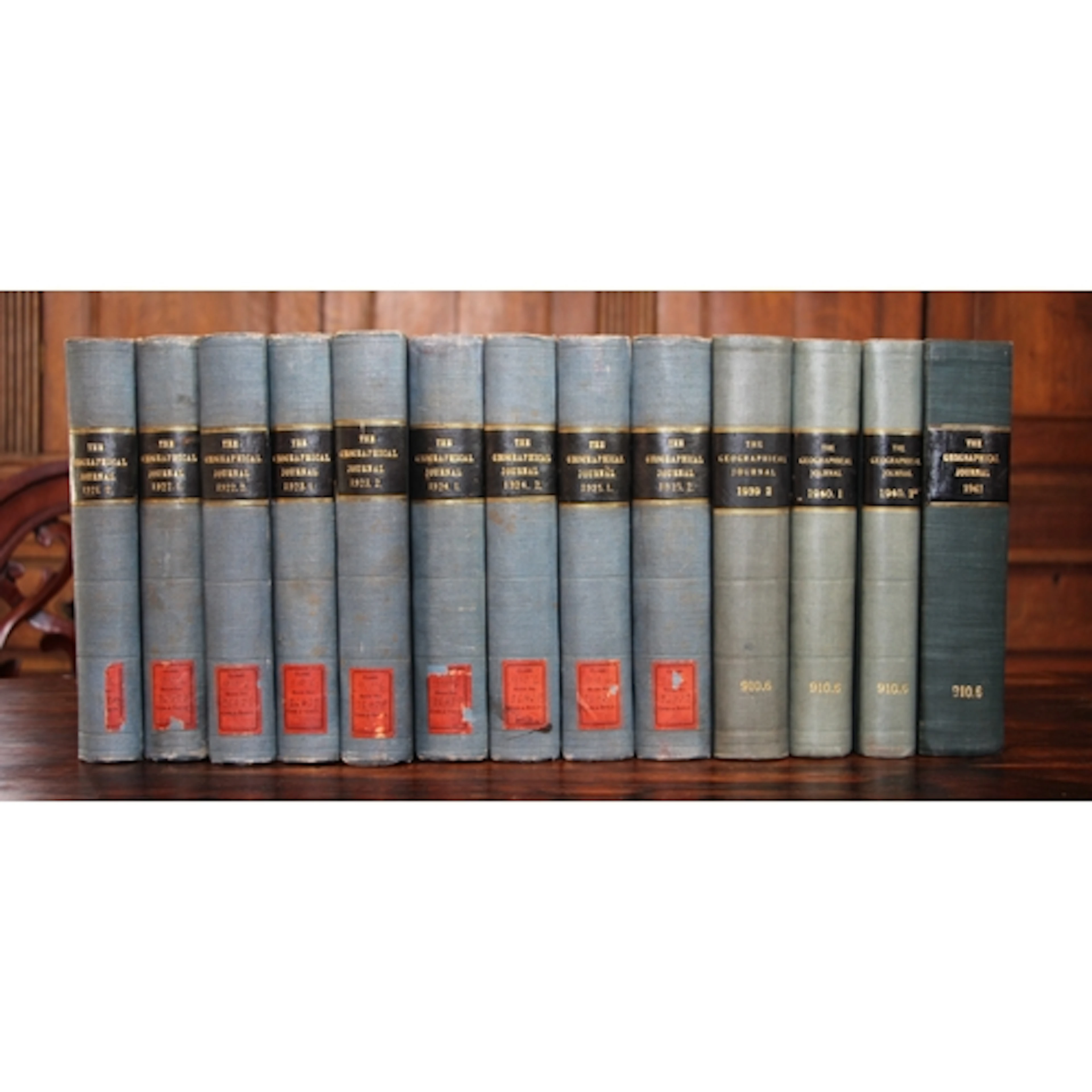 THE GEOGRAPHICAL JOURNAL, 18 vols covering the period 1899 t...
