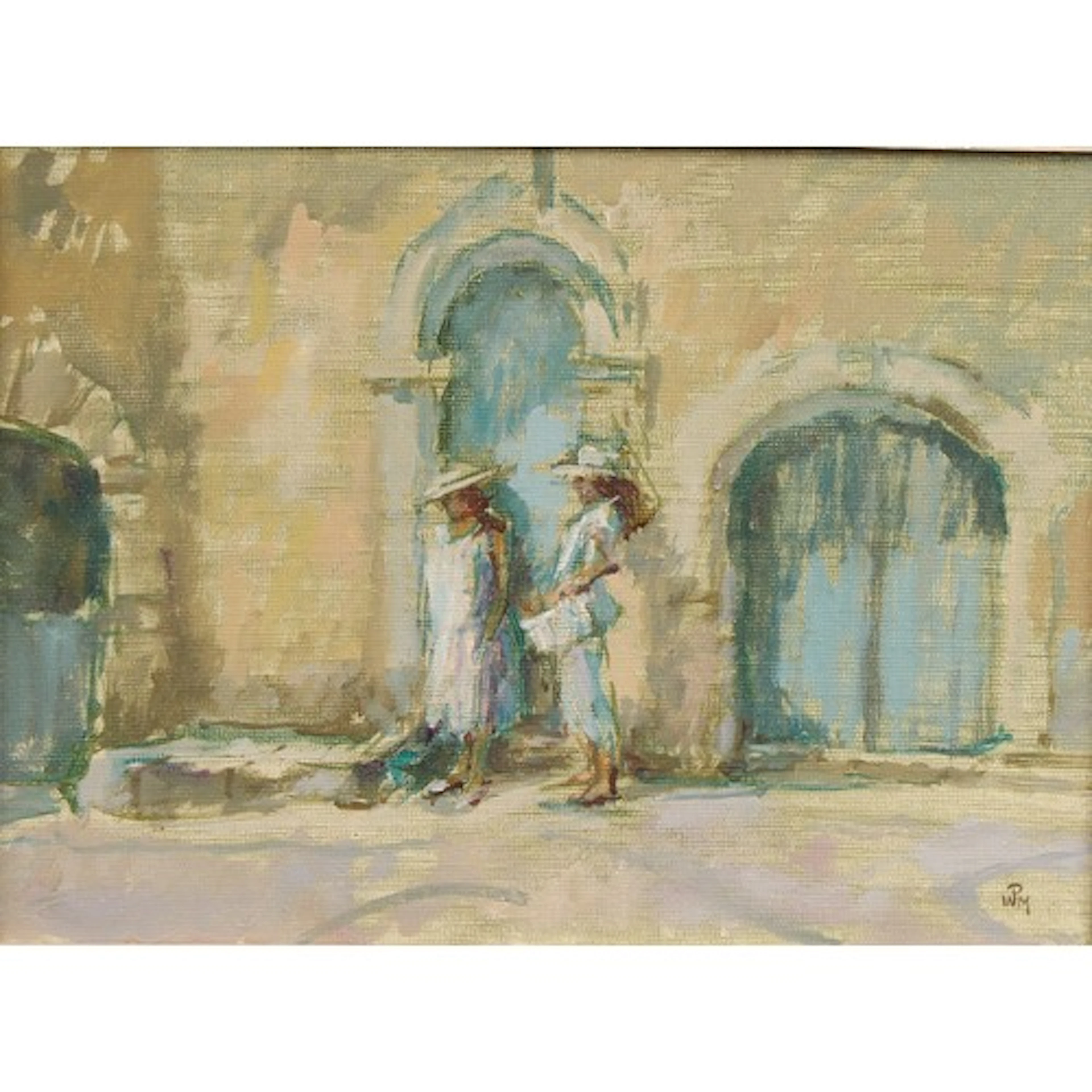 Pat MacLaurin (British, 1933-2022) The Girls in Le Pouget ...