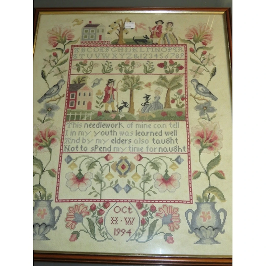 Collection of thirteen various 20th Century samplers and nee...