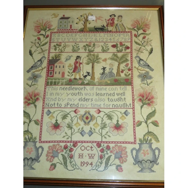 Collection of thirteen various 20th Century samplers and nee...
