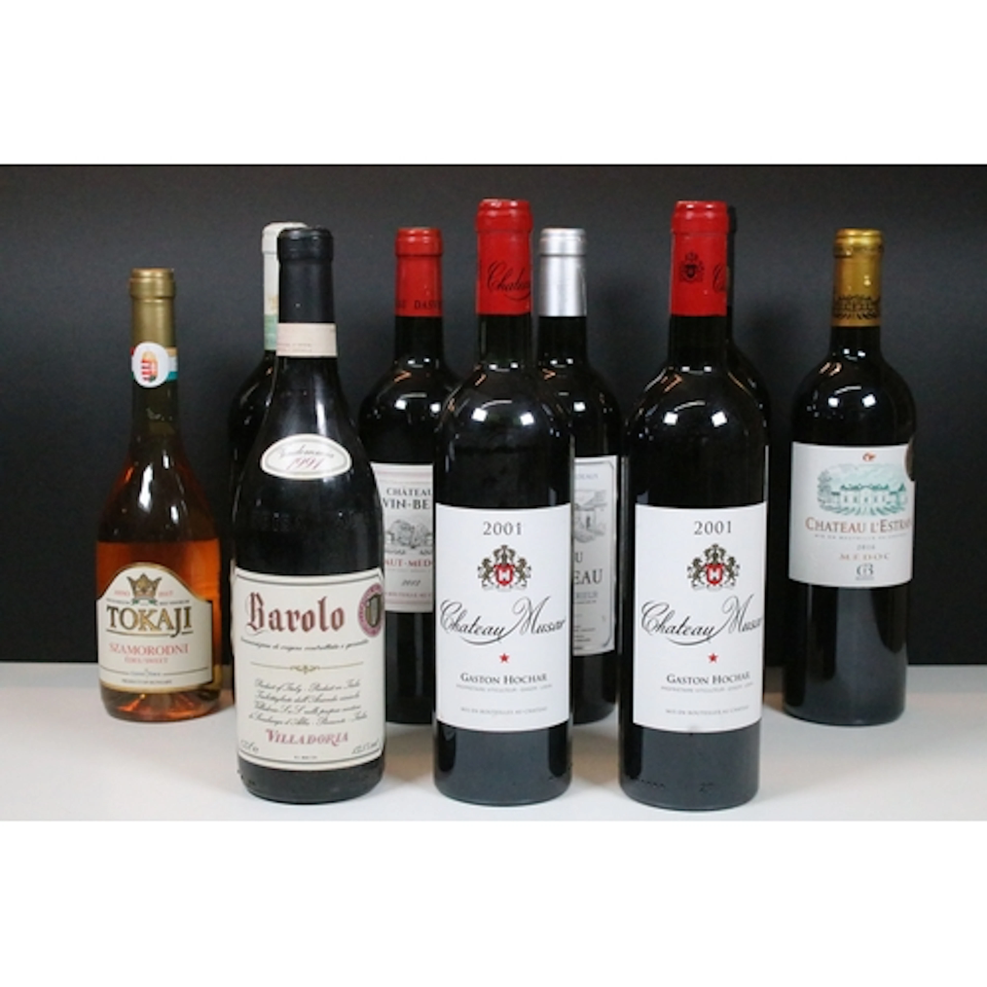 Collection of eight bottles of red wine to comprise Chateau ...