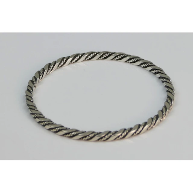 Georg Jensen, a silver bangle, hallmarked, 63.8mm inner diam...