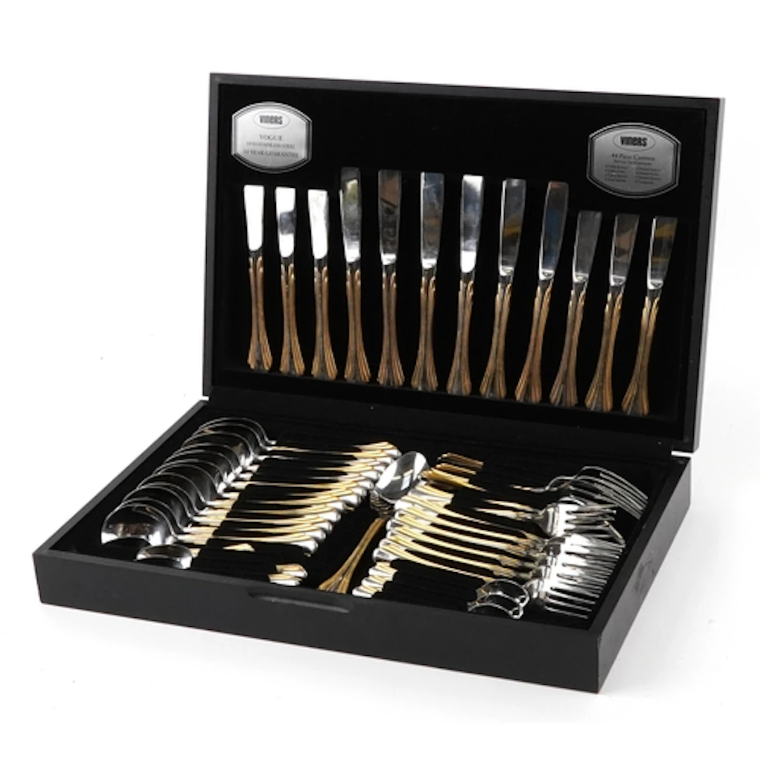 Viners - forty four piece canteen of Vogue pattern stainless...