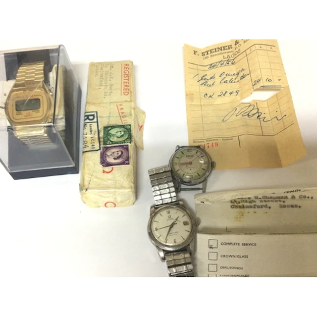 A Vintage Gents Omega sea master Automatic Calendar seen wor...