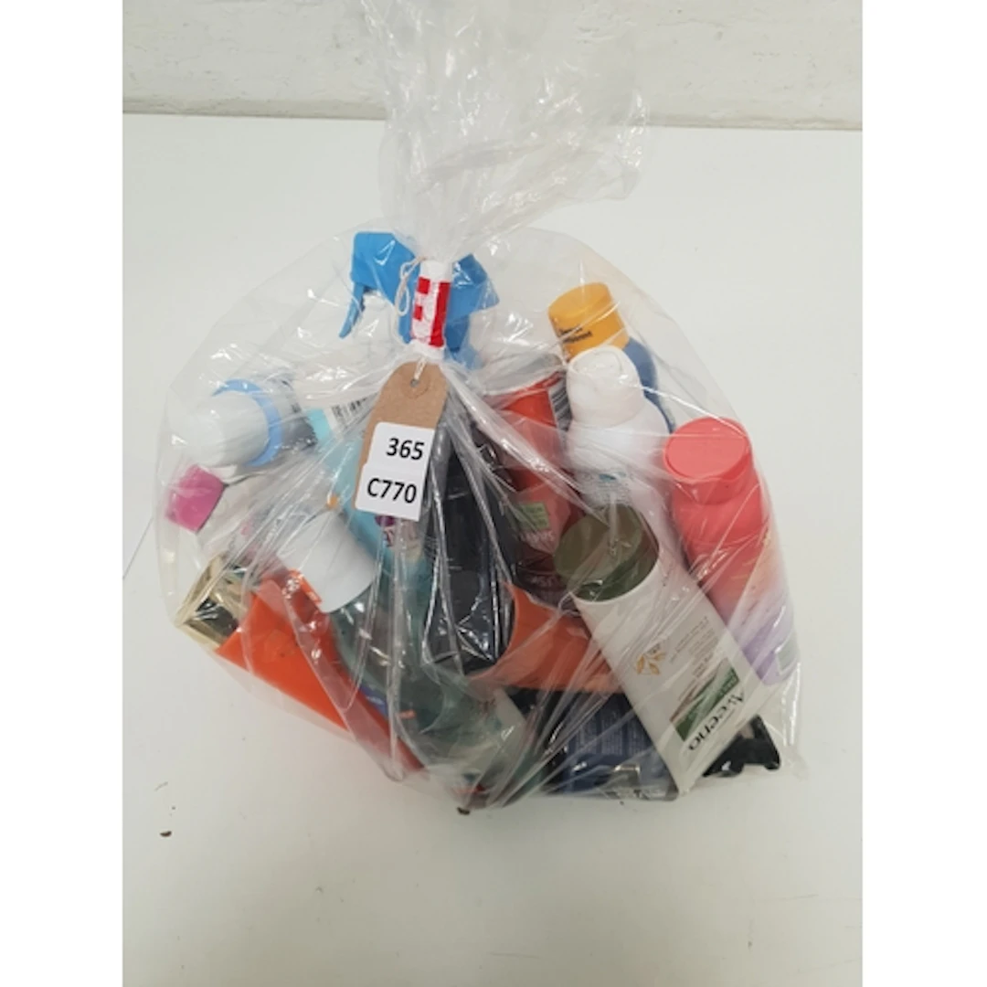ONE BAG OF USED COSMETICS including Aveeno and Garnier