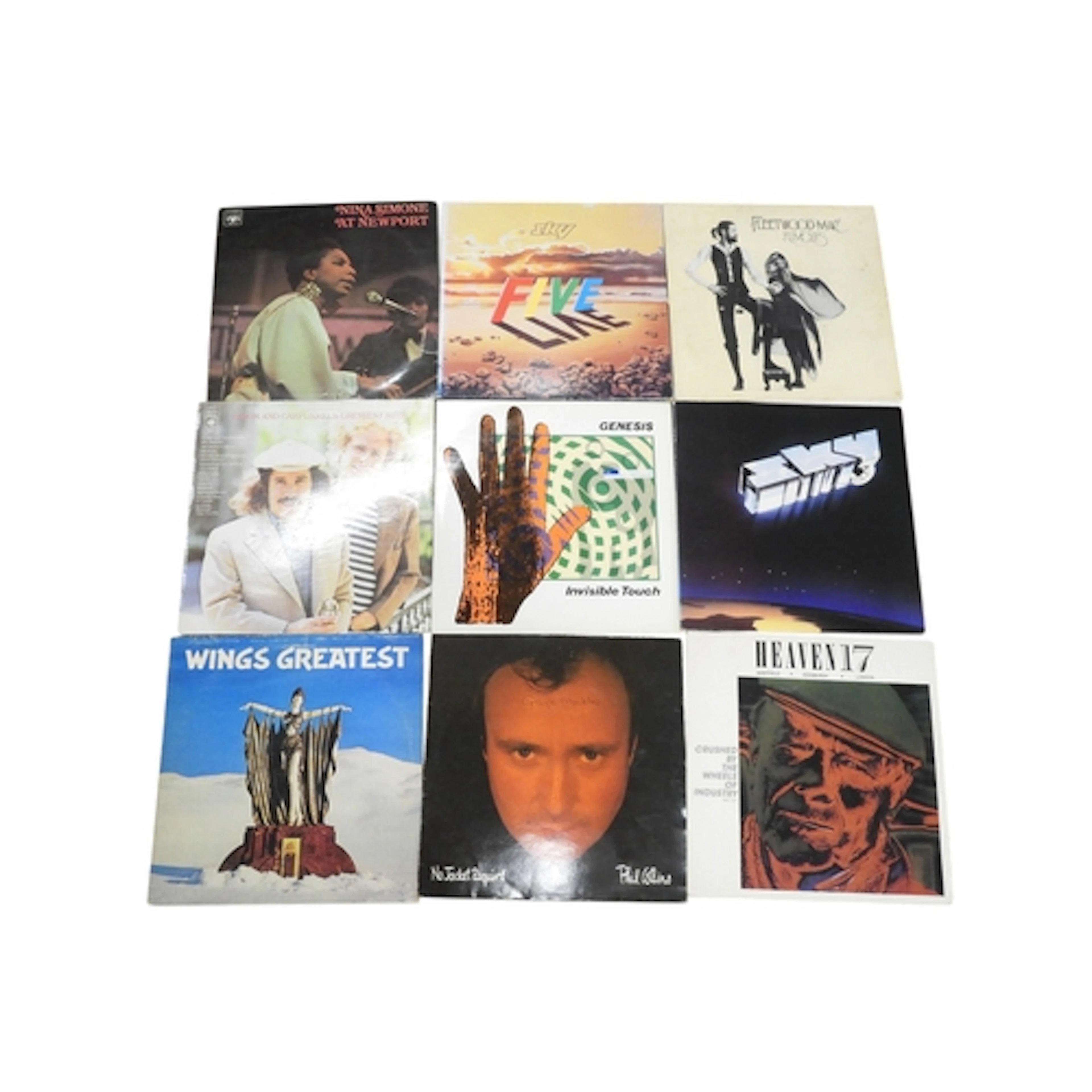 VINYL - A large collection of 12" vinyl LP records to includ...