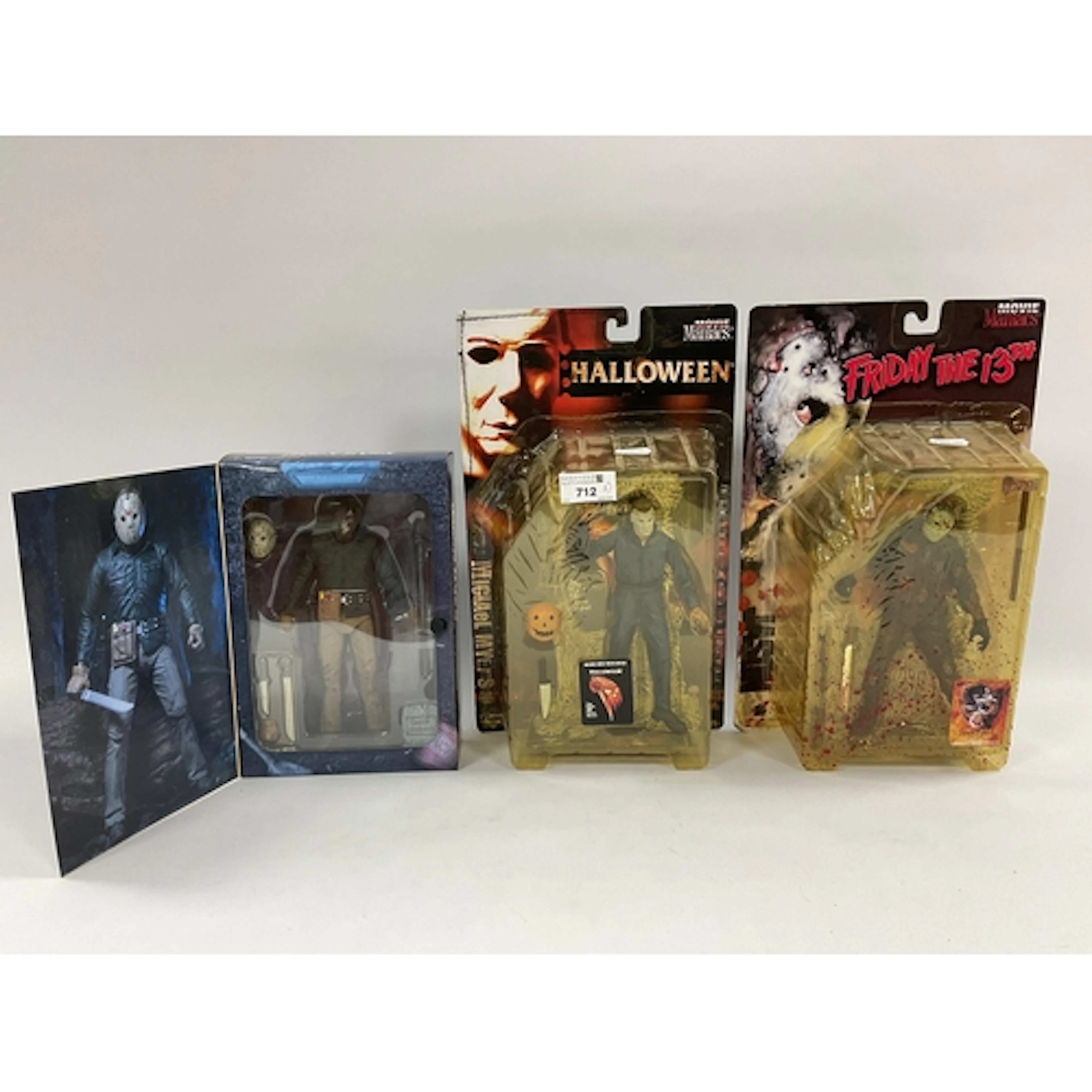 Two McFarlane Toys Movie Maniacs plastic action figure sets,...