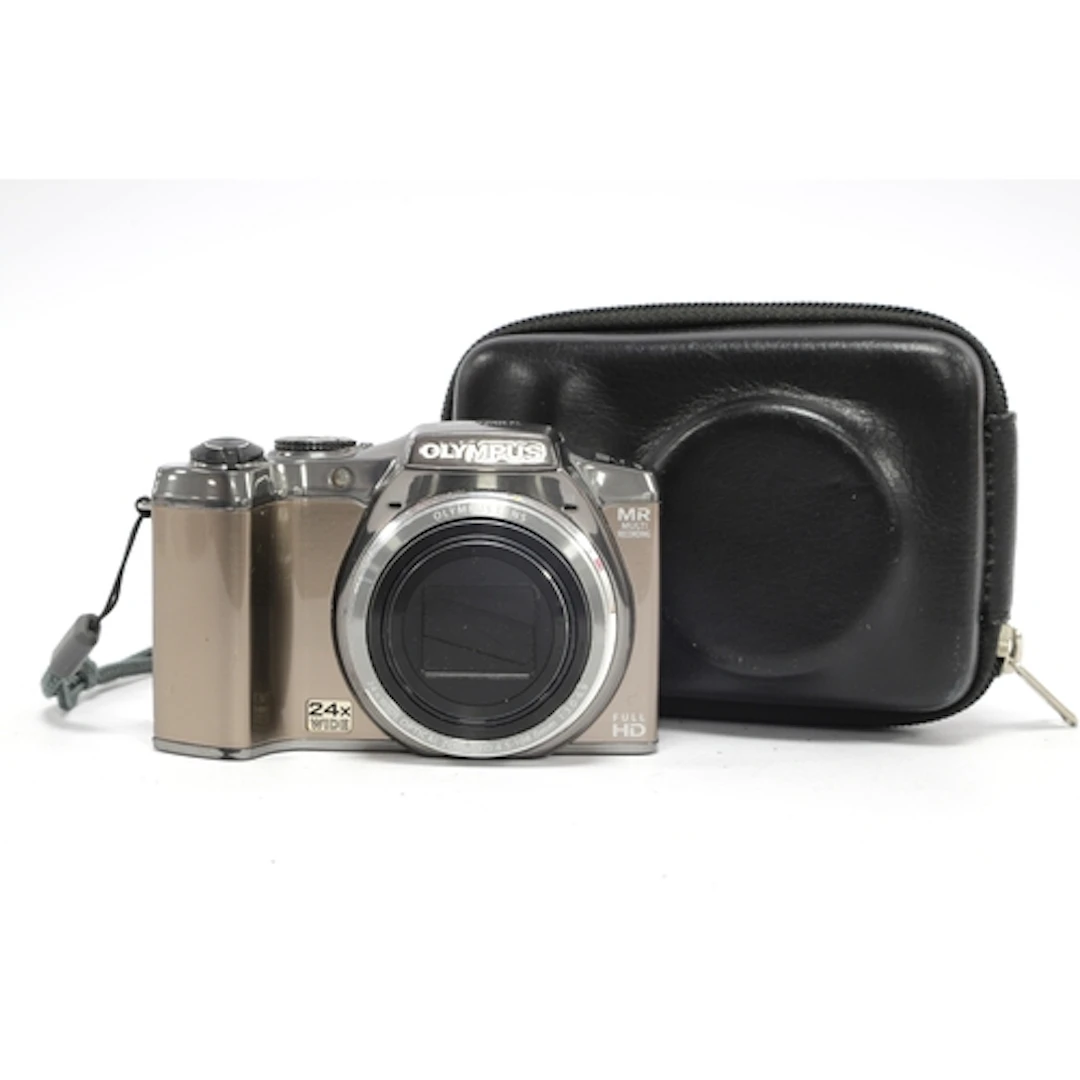 Olympus SZ-31MR Digital Compact Camera, brown, cased, Untest...