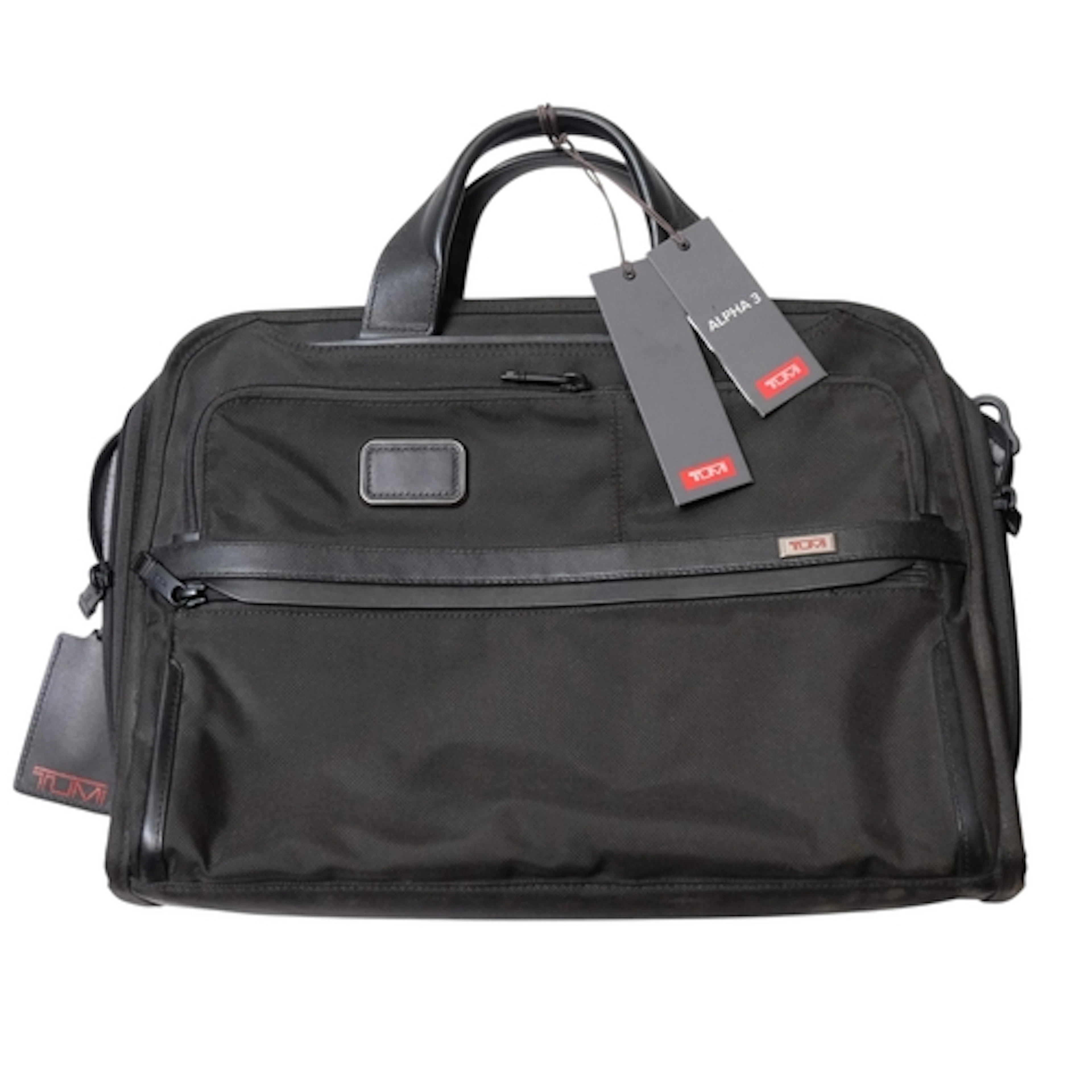 TUMI Alpha 3, Briefcase bag with original labels and carryin...
